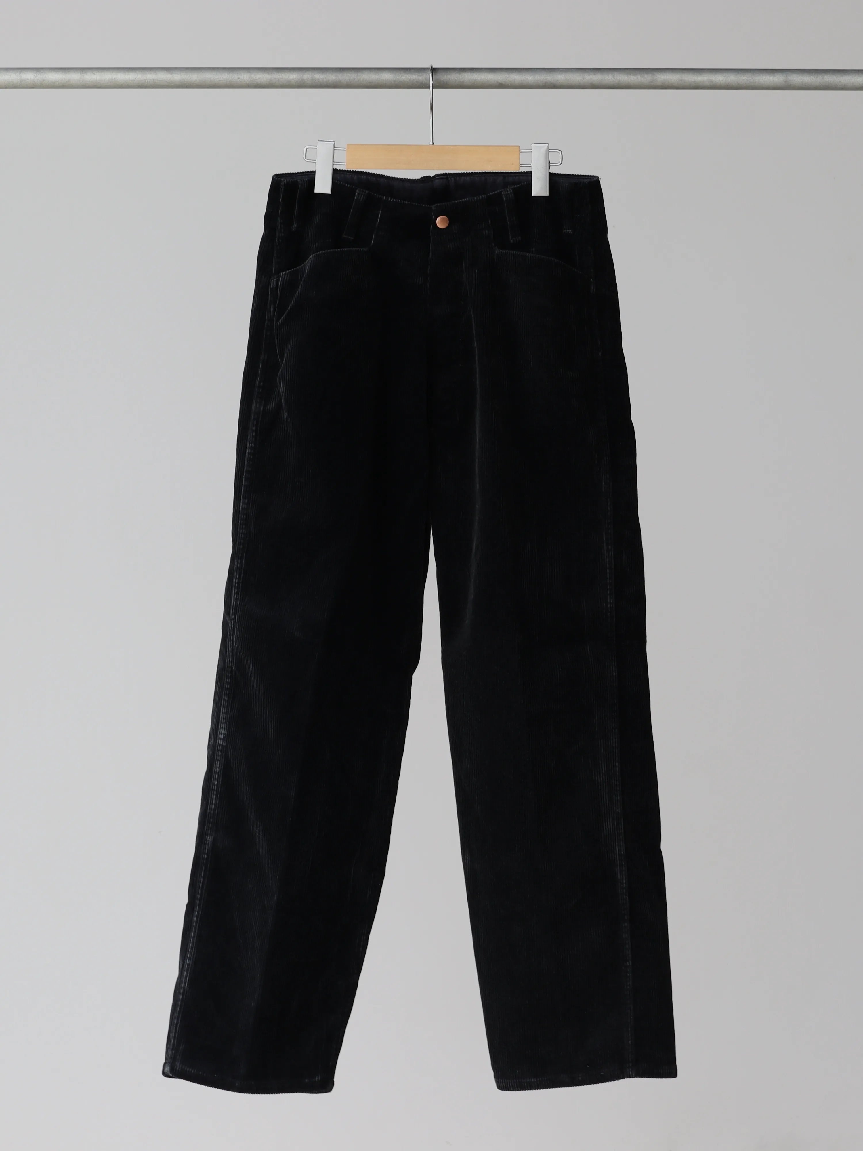 COMOLI Corduroy Work Pants BLACK | CASANOVA&CO