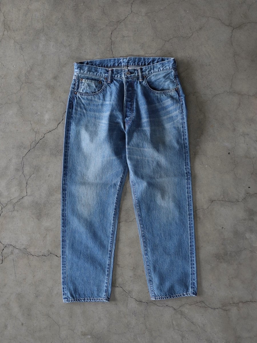 A.PRESSE | Washed Denim Pants E INDIGO