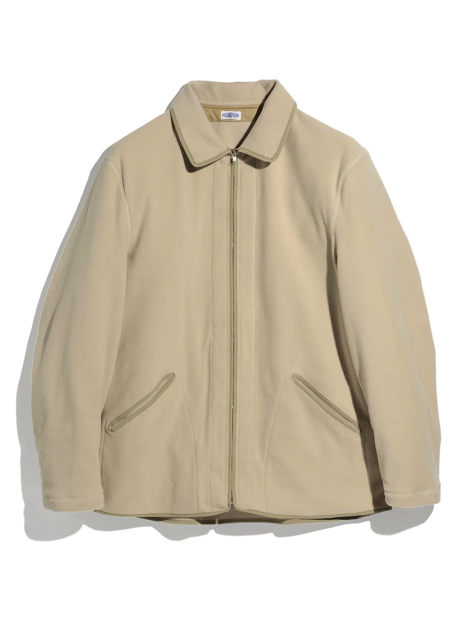 FOUNDOUR FLEECE ZIP BLOUSON BEIGE | CASANOVA&CO (カサノヴァアンド 