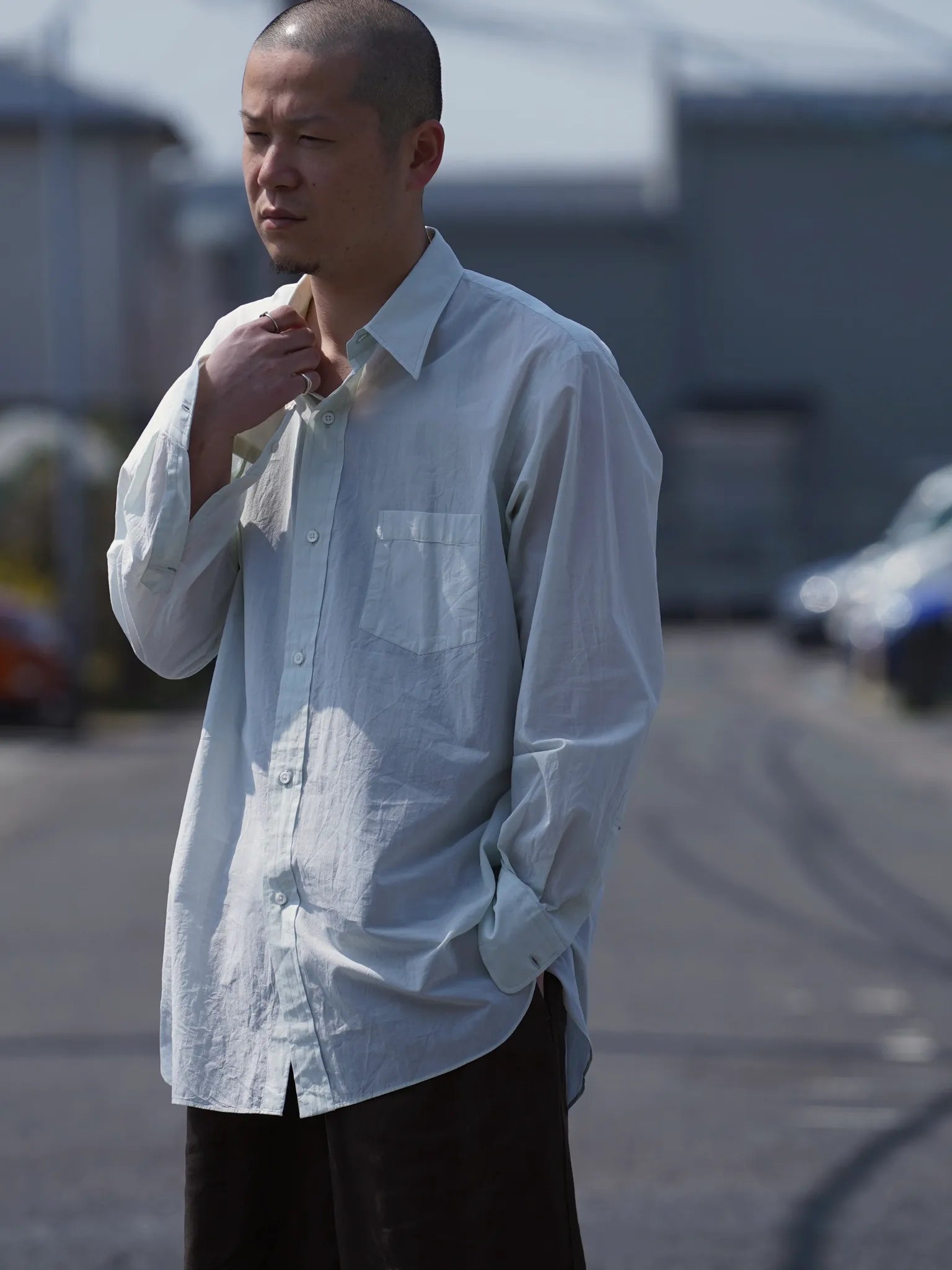 HERILLシャツ HERILL Twist Voil Shirt HL | CASANOVA&CO (カサノヴァアンドコー