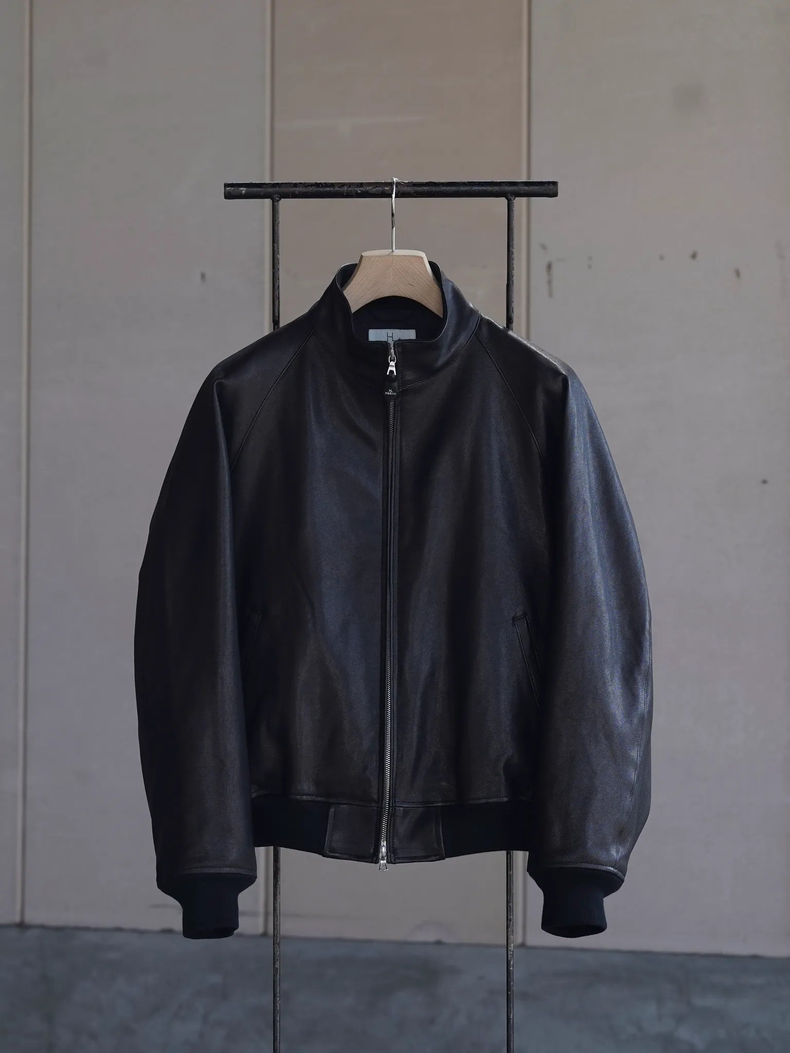 HERILL Lambleather Weekend Jacket Black | CASANOVA&CO (カサノヴァ HERILL Lambleather Weekend Jacket Black | CASANOVA&CO (カサノヴァ