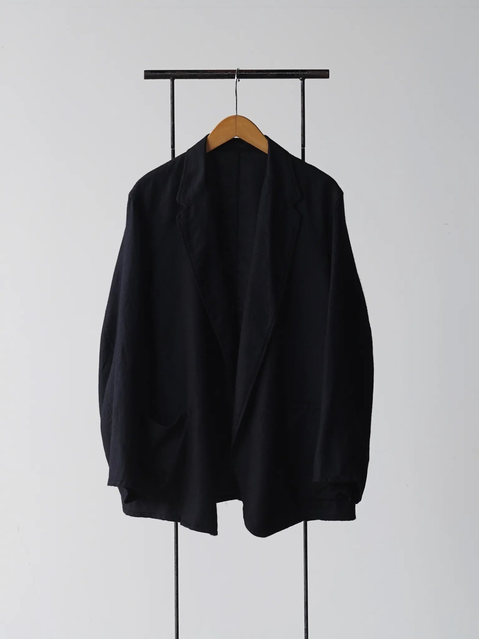 COMOLI カシミヤシルク 製品染ジャケット NAVY | CASANOVA&CO