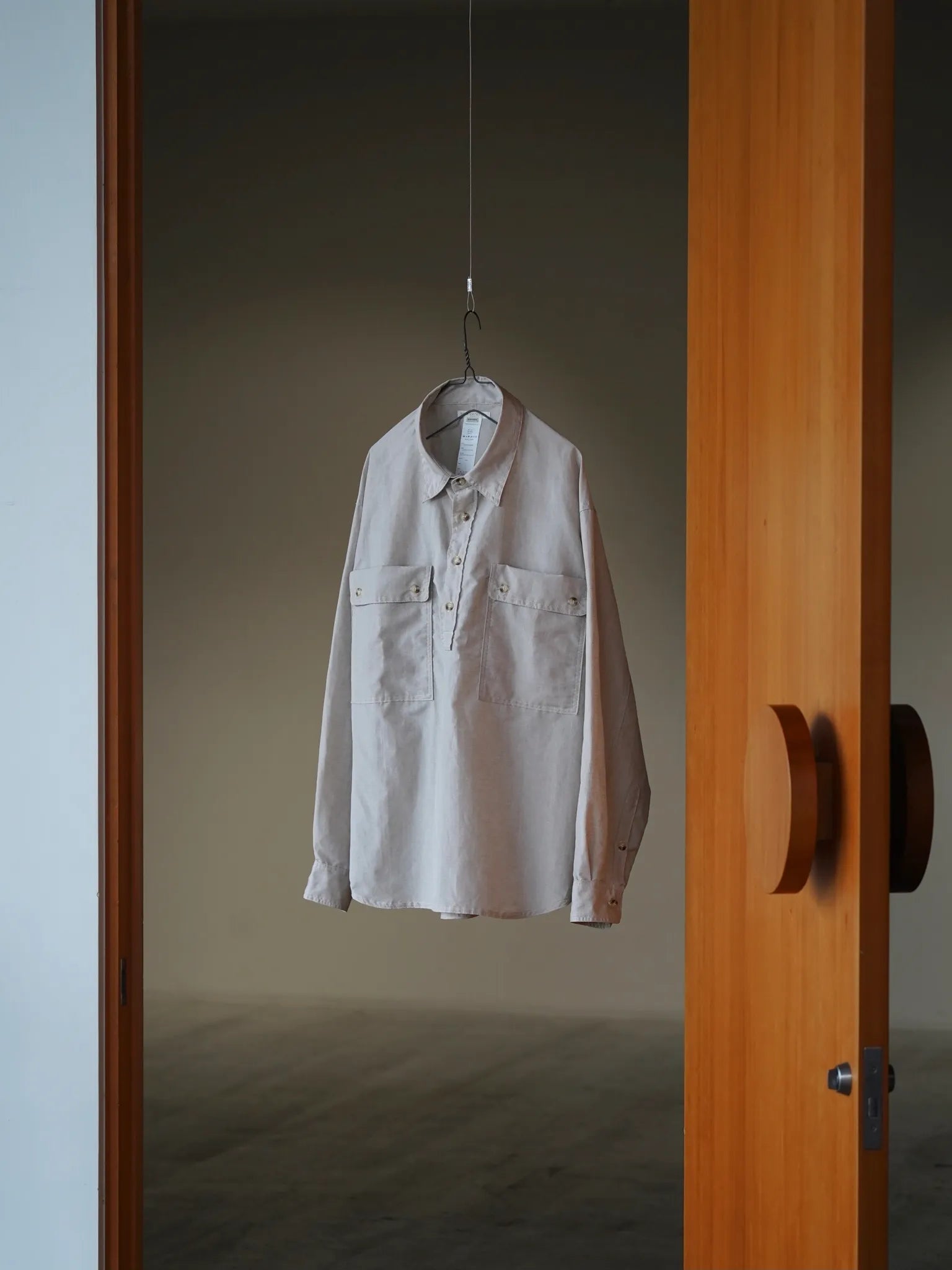 トップス ye olde and new man randonneur pullover YE OLDE AND NEW MAN RANDONNEUR 02 PULLOVER SHIRT ECRU