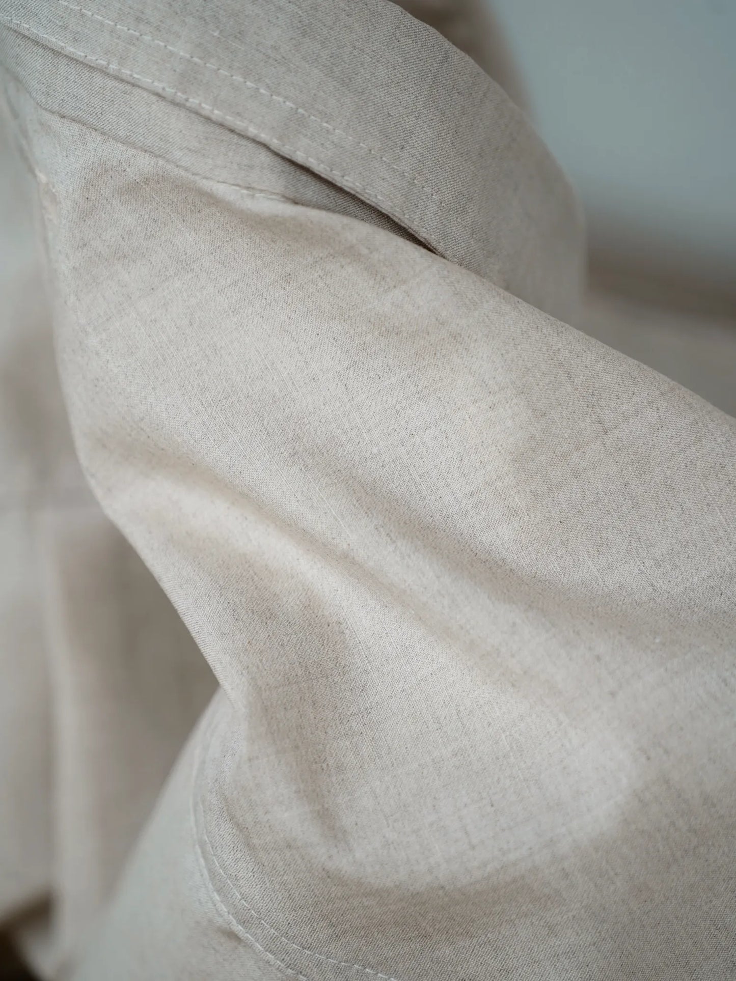 YE OLDE AND NEW MAN | RANDONNEUR 02 PULLOVER SHIRT ECRU