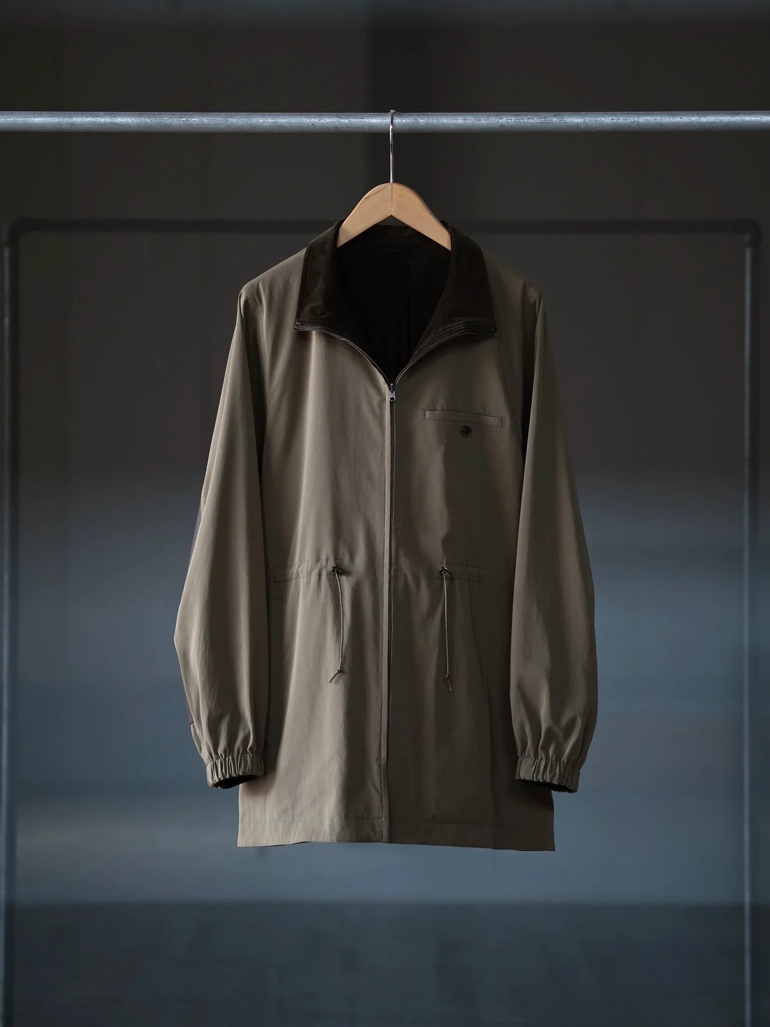 IRENISA DOUBLE-BREASTED CHESTER COAT BEIGE | CASANOVA&CO Online Store