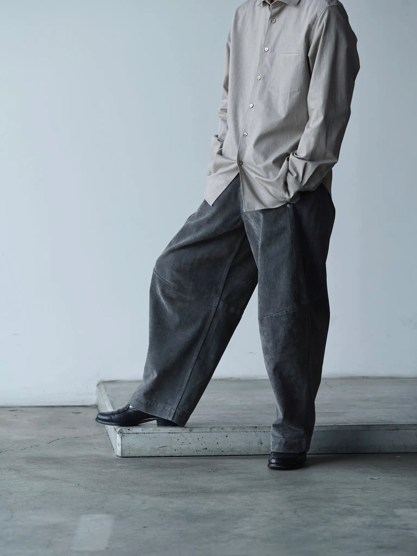 Nomàt | Curve PT / Flocky Denim Ash Black