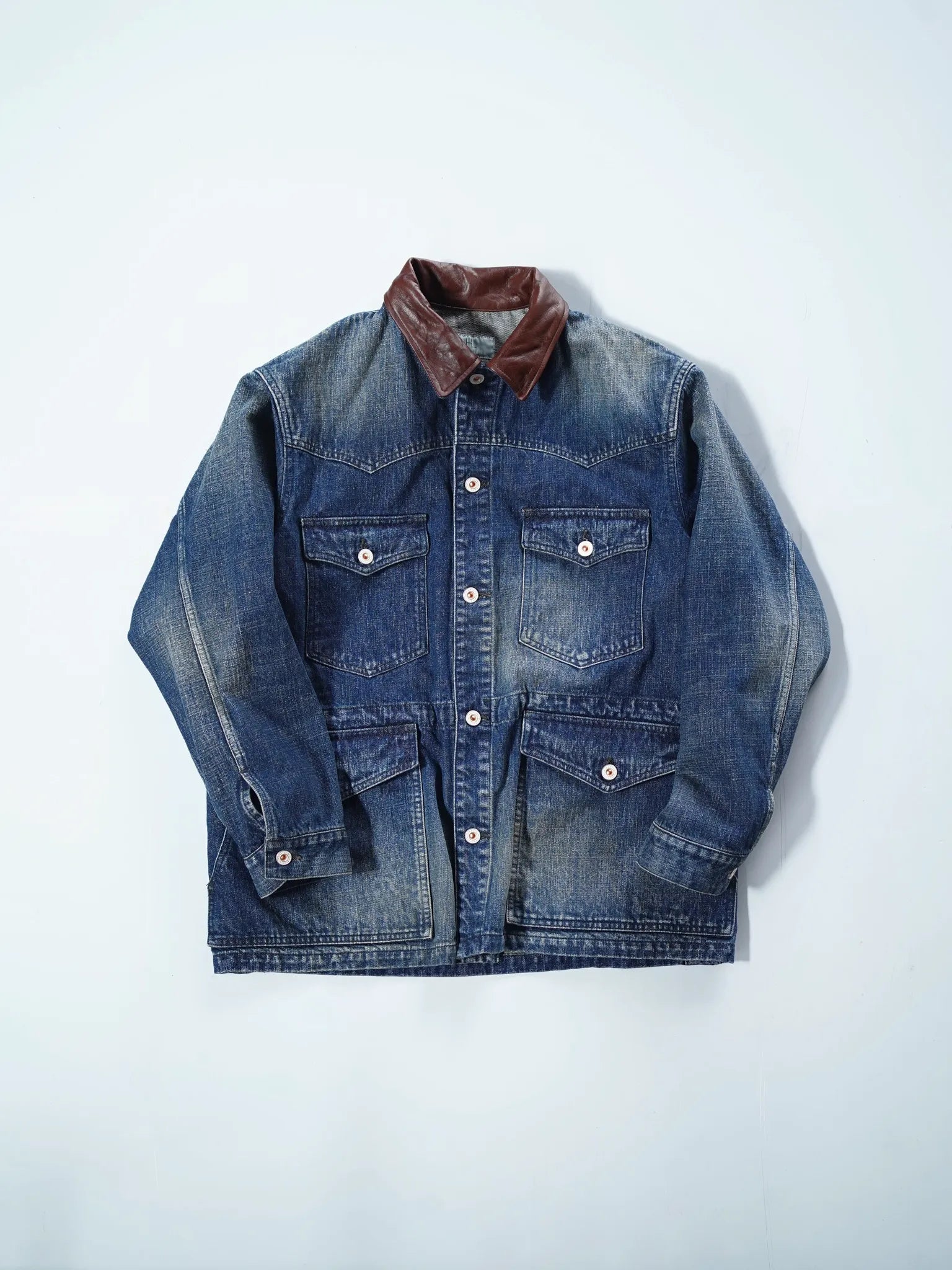 HERILL Denim Western jacket Vintageworn | CASANOVA&CO (カサノヴァ