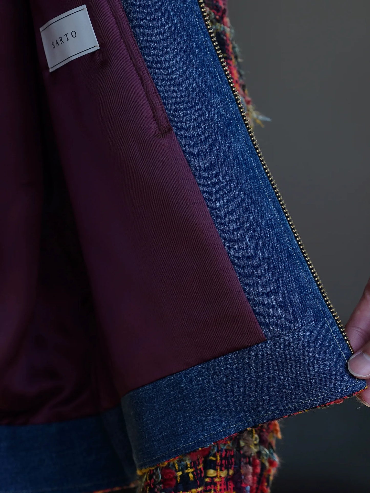 sarto-multi-tweed-zip-jacket-multi-10