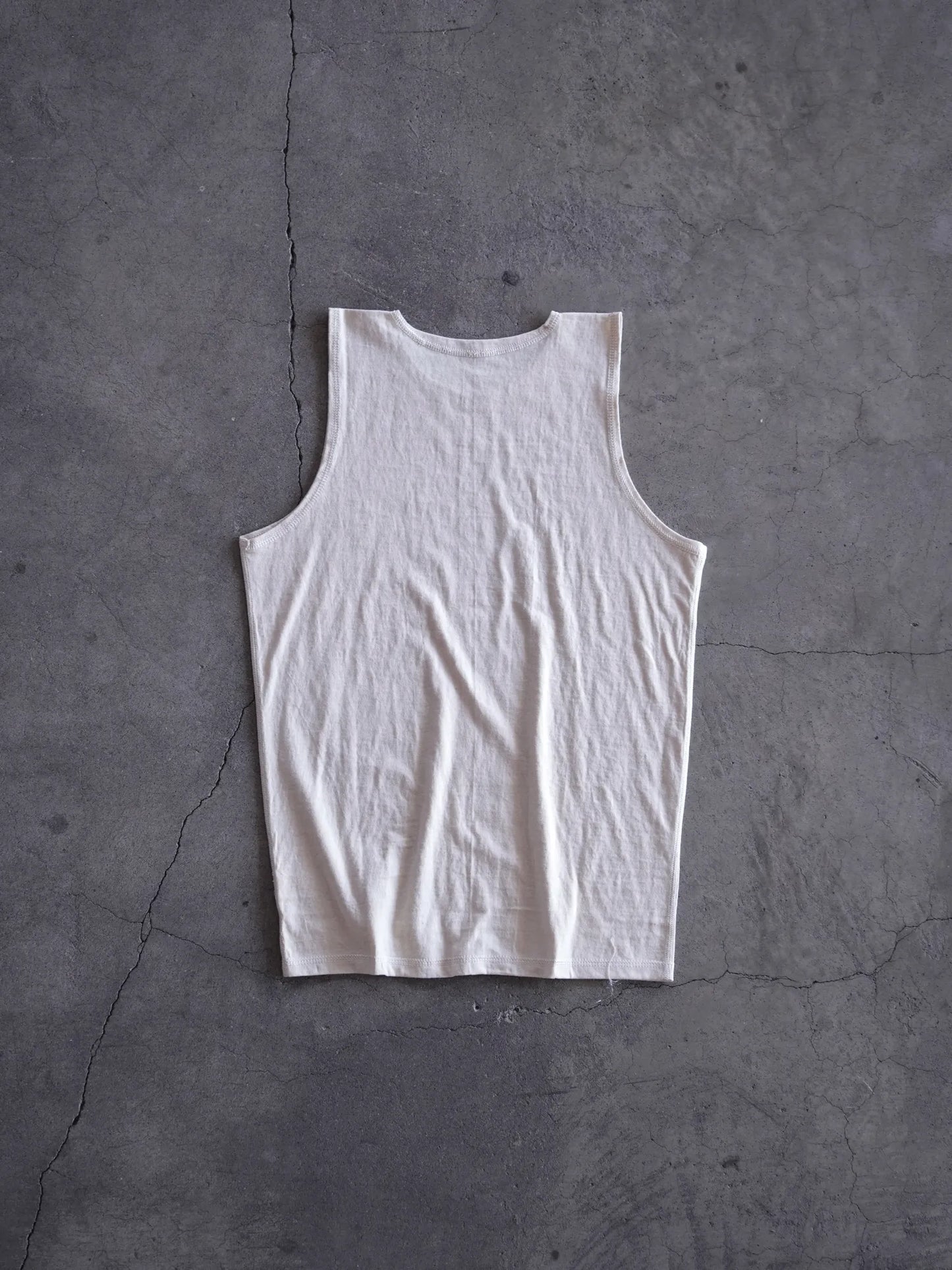 OLDE HOMESTEADER | RUSTIC JERSEY SLEEVELESS ECRU