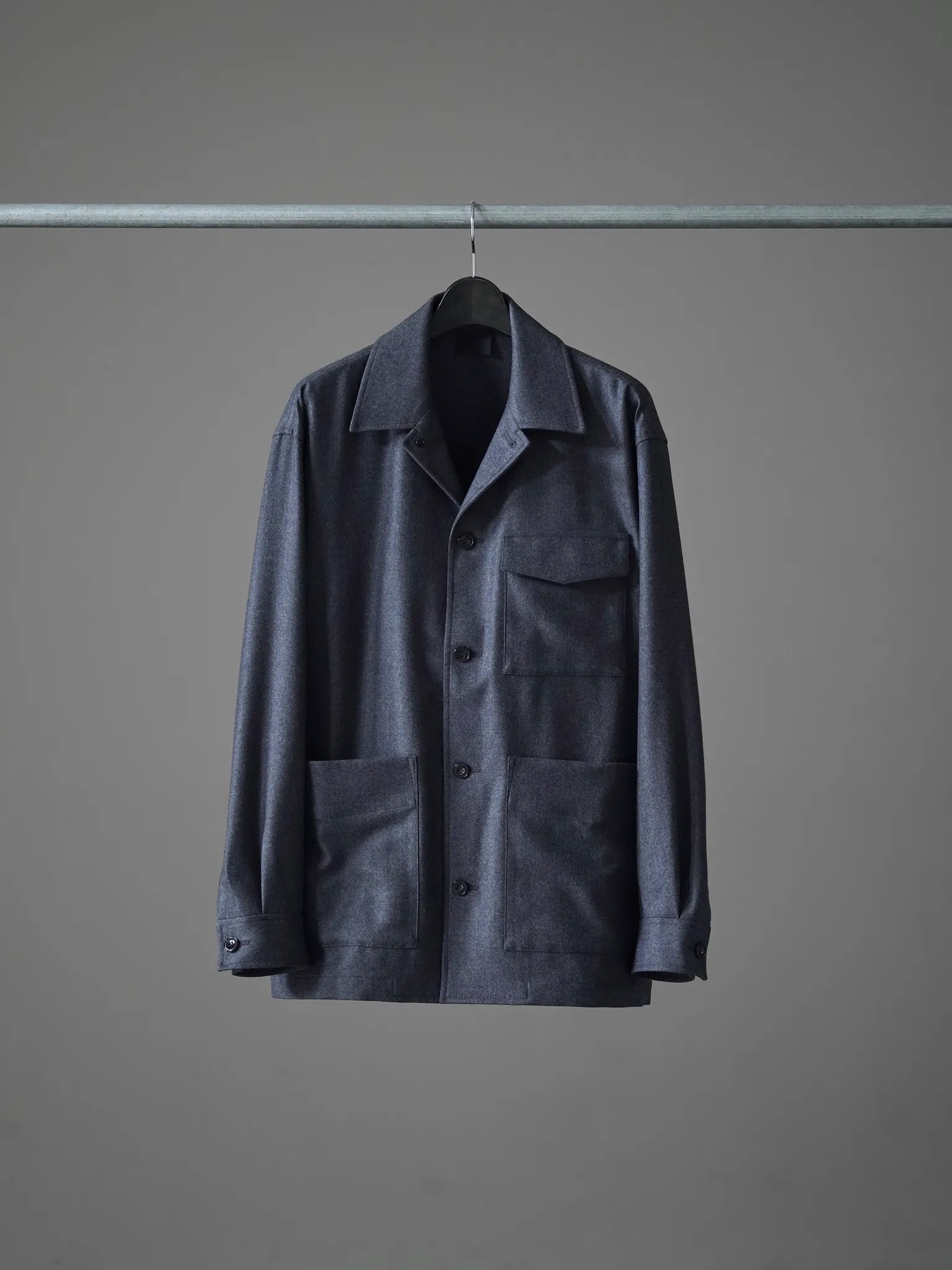 山内 アラシャンカシミア・ワークジャケット gray | CASANOVA&CO