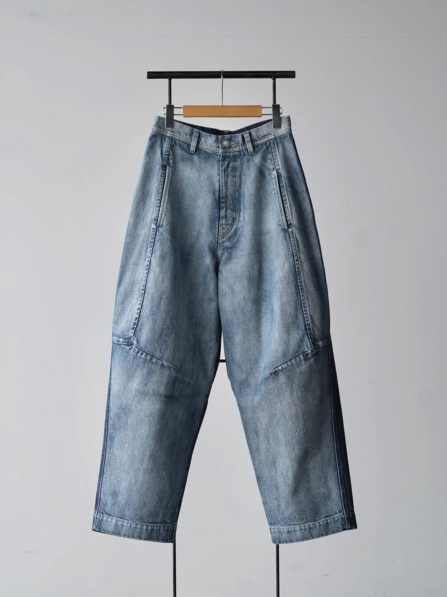 Nomàt Two-tone Denim Curved PT Sax Blue | CASANOVA&CO Online Store