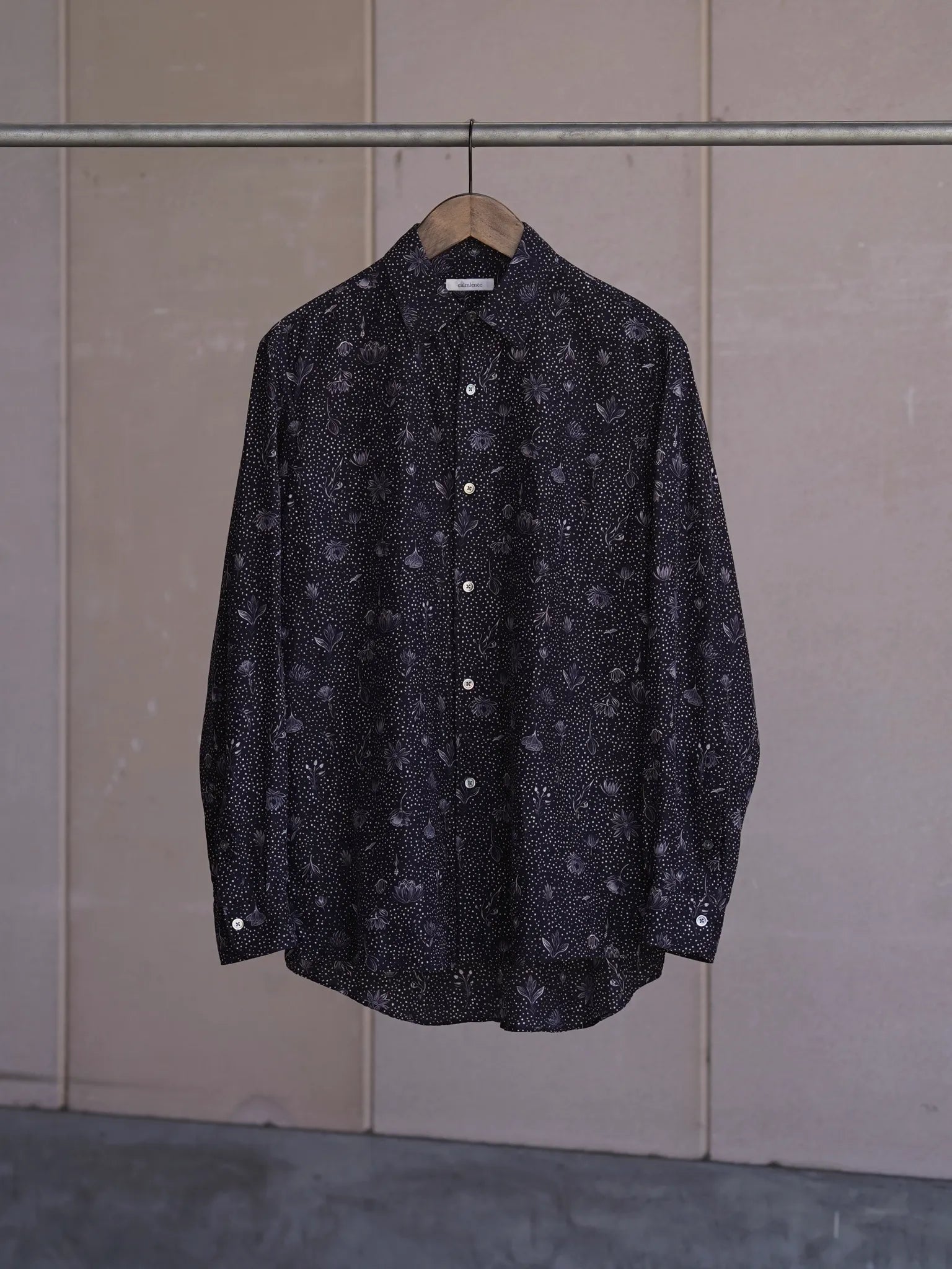 calmlence REGULAR COLLAR SHIRT BLKPT | CASANOVA&CO (カサノヴァ