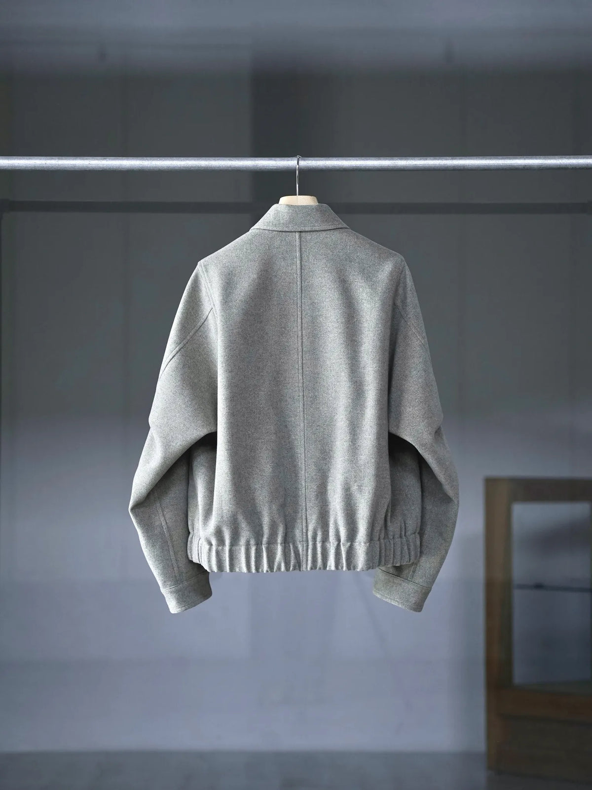 IRENISA | FRY-FRONT ZIP-UP BLOUSON GRAYGE