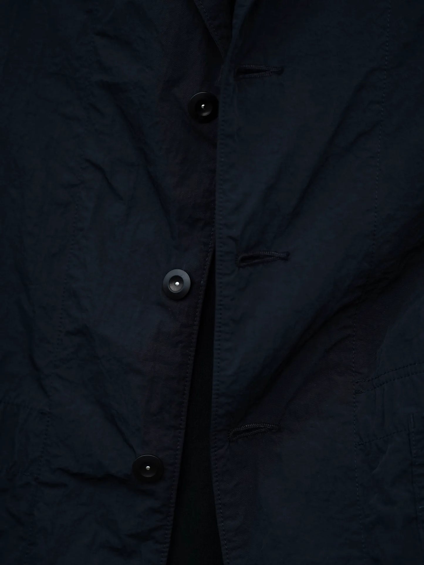 THE NULABEL | GARMENT DYED WORK JACKET BLACK