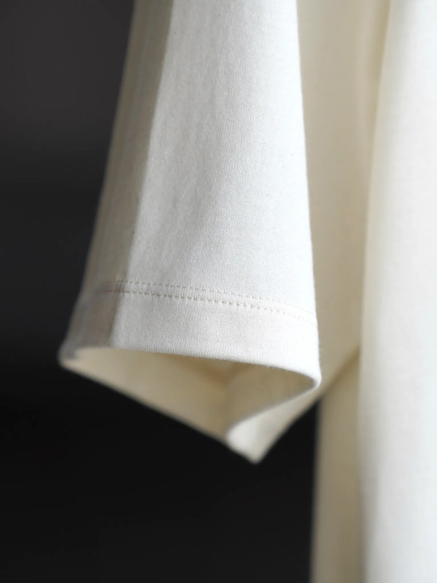 calmlence | HENLEY NECK SS T-SHIRT OWHT
