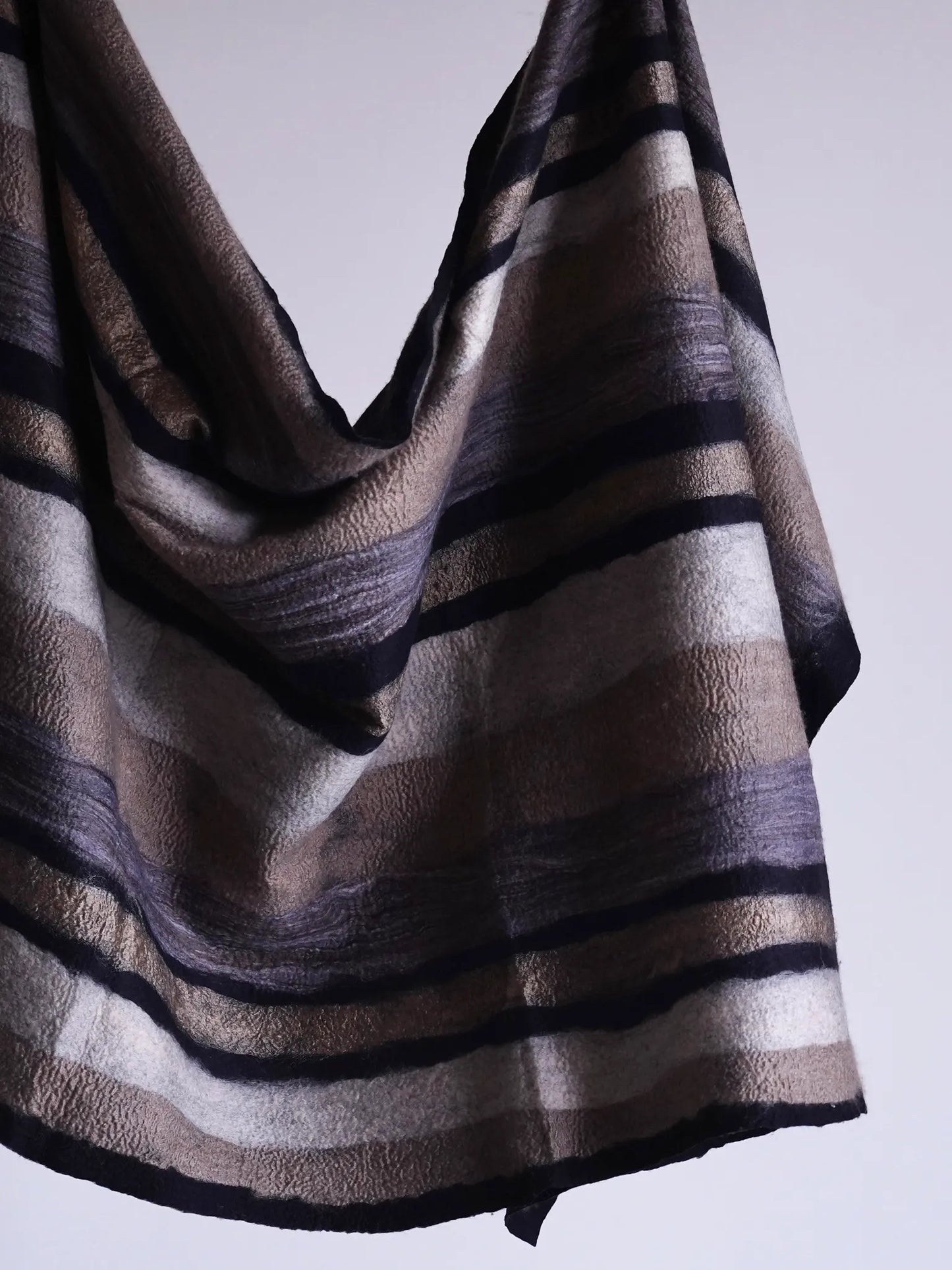 SILVANA MANETTI | PLAID 01 BROWN/BLACK/WHITE