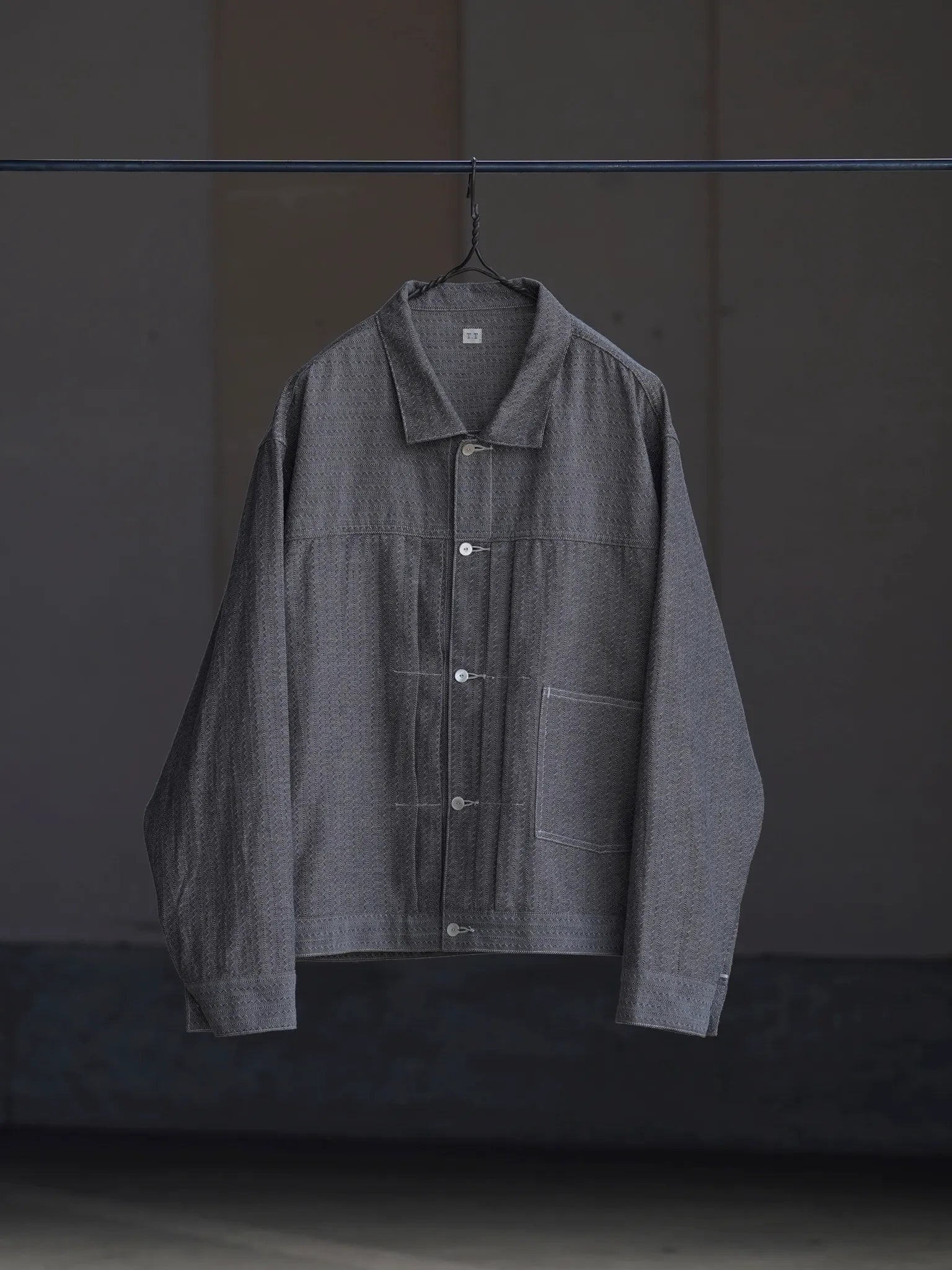 T.T LOT.309 BUCKLE-BACKED JACKET Charcoal | CASANOVA&CO