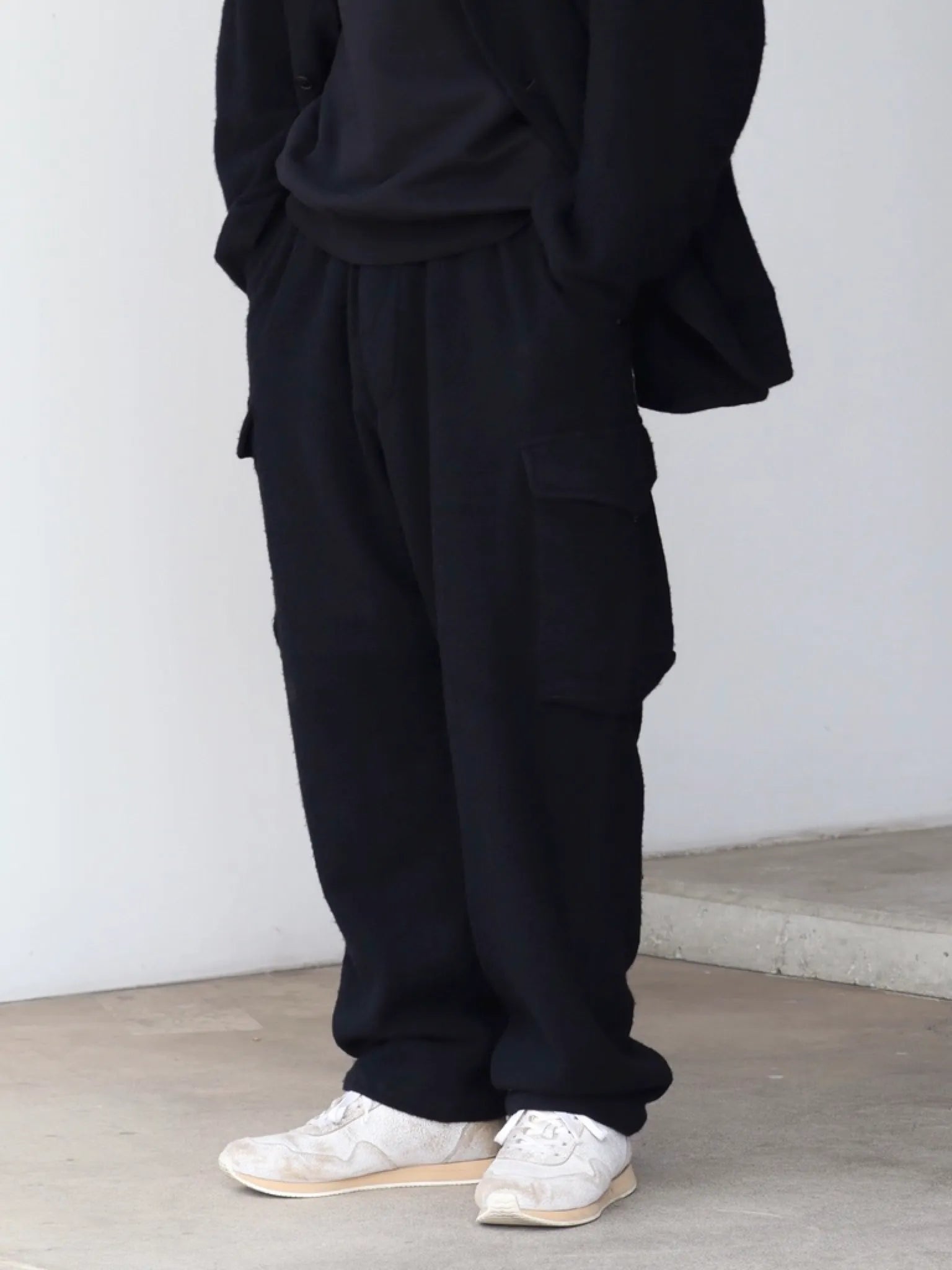 COMLI 縮絨ウール パラシュートパンツ 【公式通販】 COMLI 縮絨ウール パラシュートパンツ 【公式通販】