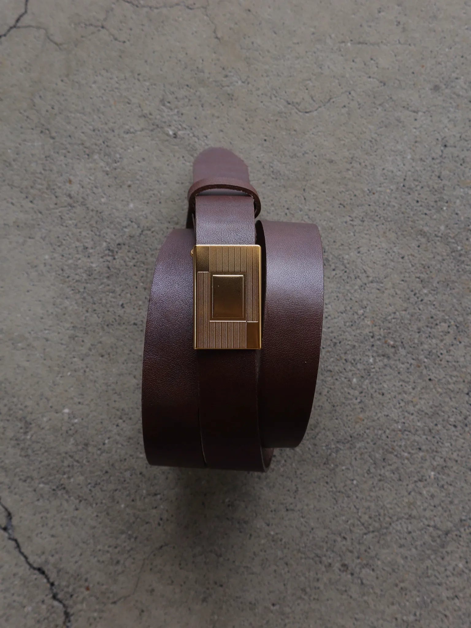 T.T LOT.003 HICKOK BELT Mud Dyed Brown | CASANOVA&CO (カサノヴァ T.T LOT.003 HICKOK BELT Mud Dyed Brown | CASANOVA&CO (カサノヴァ
