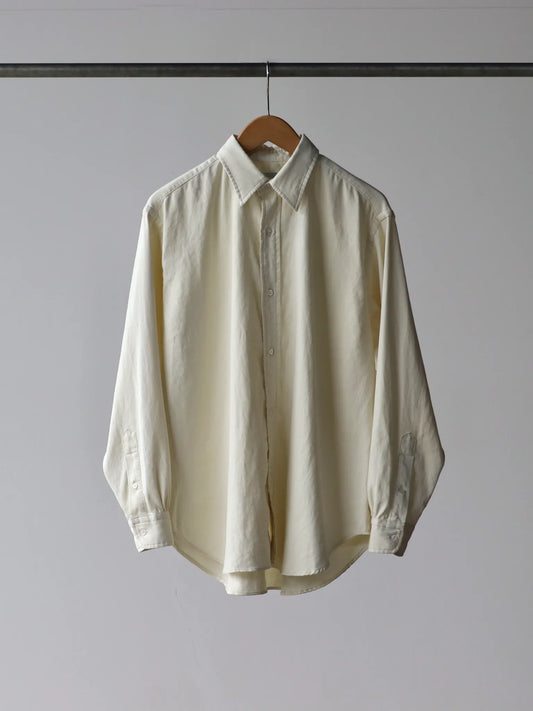 a-presse-double-weave-twill-regular-collar-shirt-sand-1