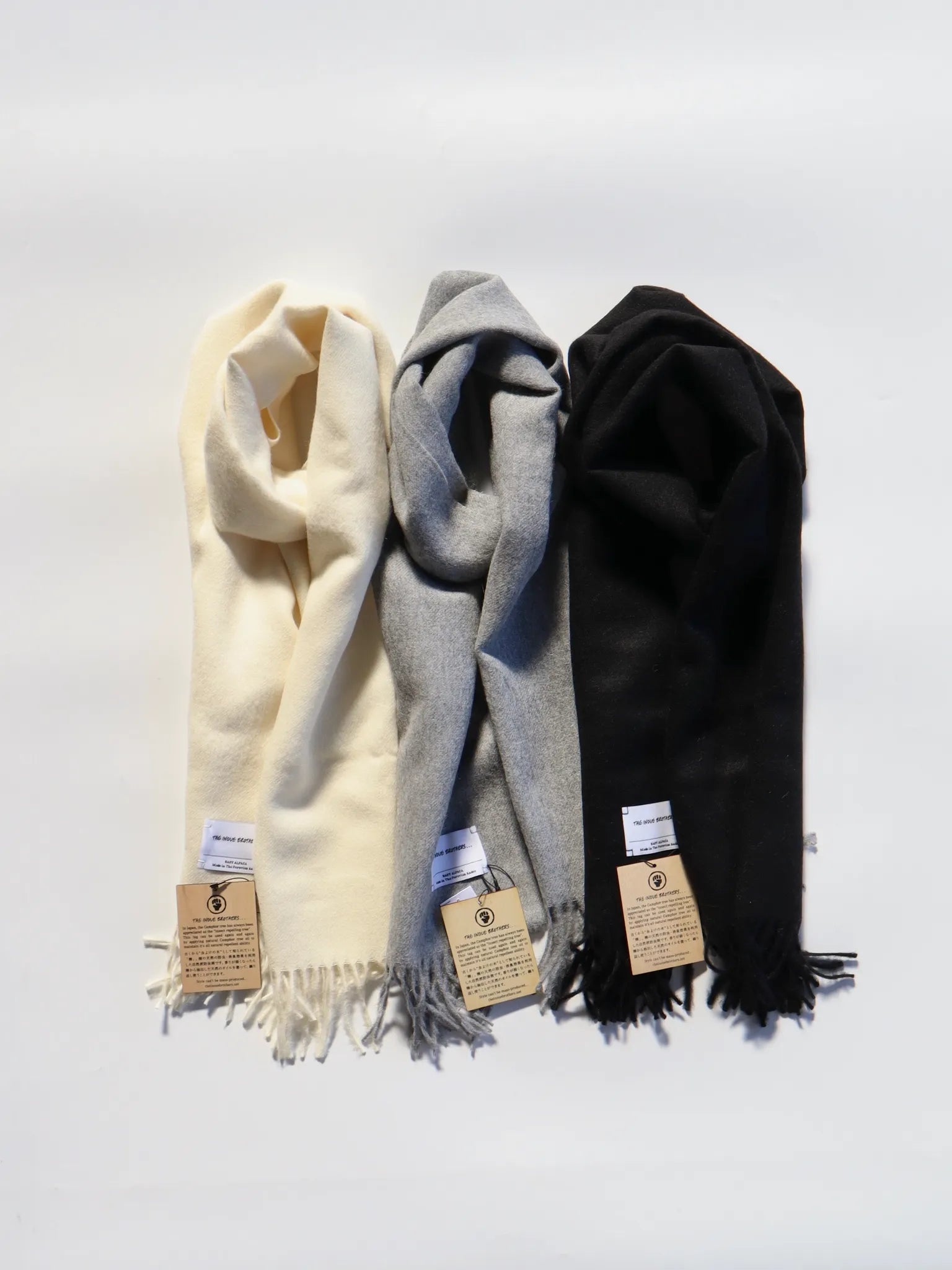 THE INOUE BROTHERSBrushed Scarf THE INOUE BROTHERS Brushed Scarf 