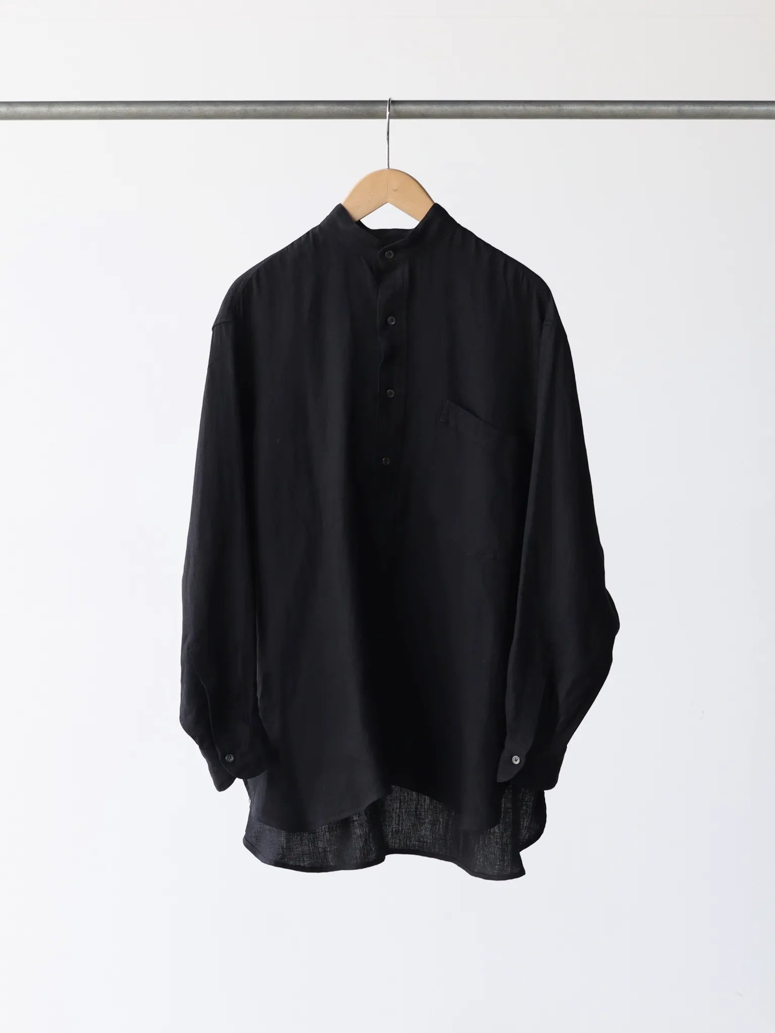 comoli リネンwクロスプルオーバーシャツ COMOLI リネンWクロス comoli リネンwクロスプルオーバーシャツ COMOLI リネンWクロス