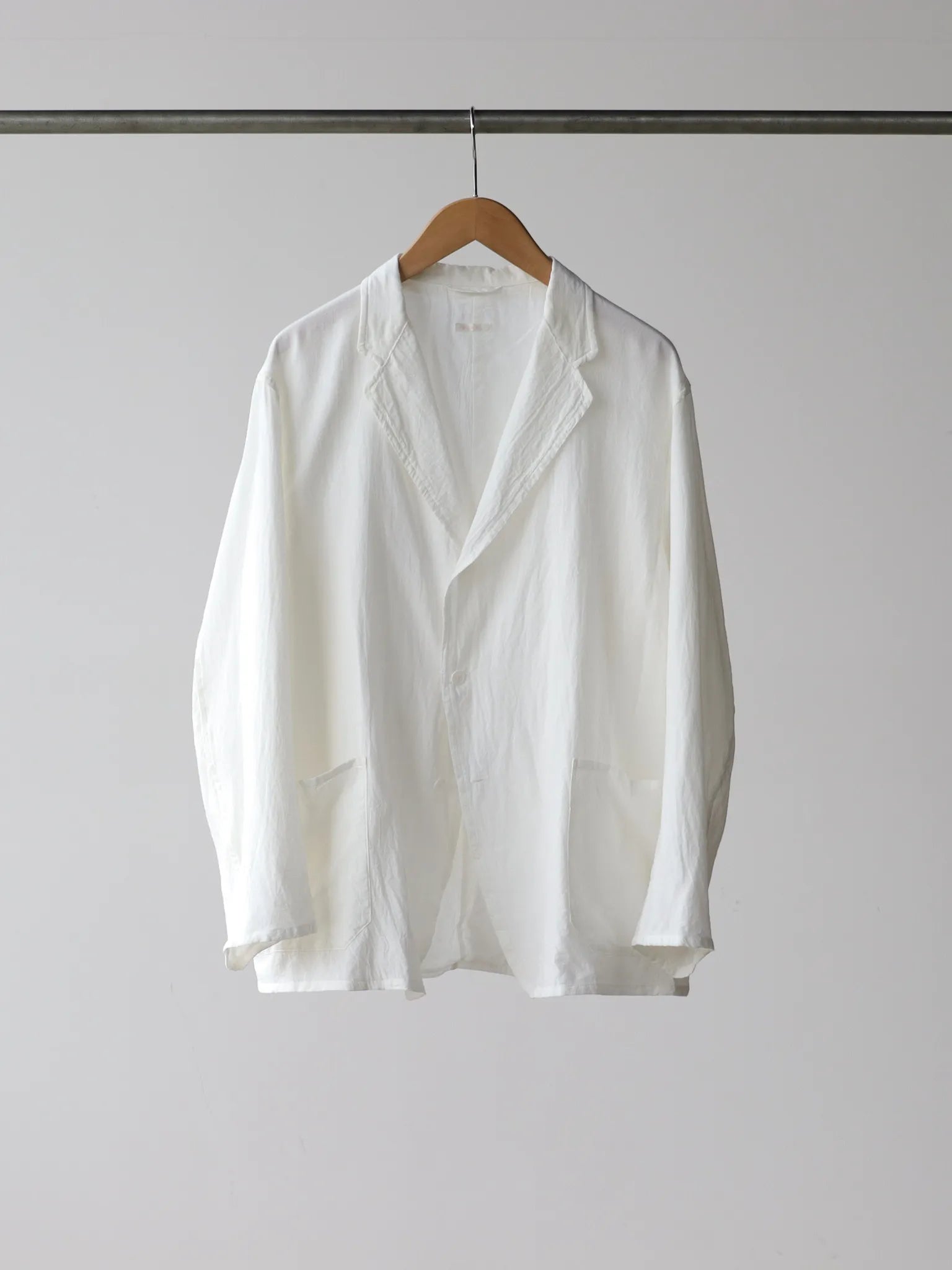 COMOLI KHADIコットン ジャケット WHITE | CASANOVA&CO COMOLI KHADIコットン ジャケット WHITE | CASANOVA&CO
