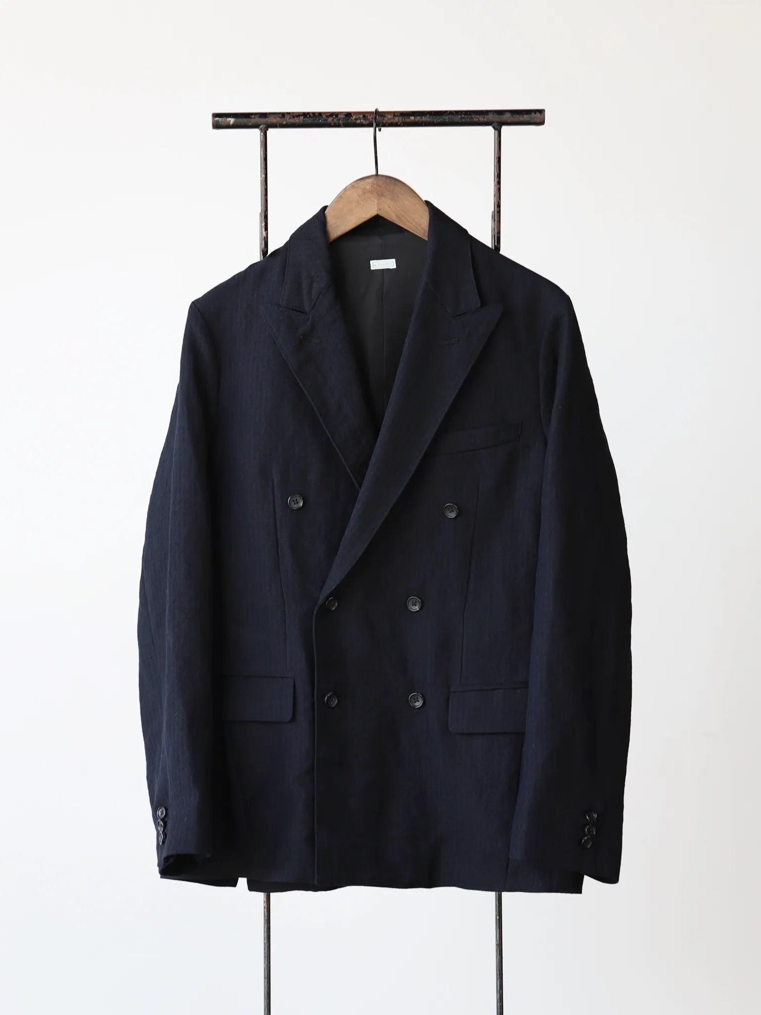 A.PRESSE Double Breasted Jacket NAVY | CASANOVA&CO (カサノヴァ ...