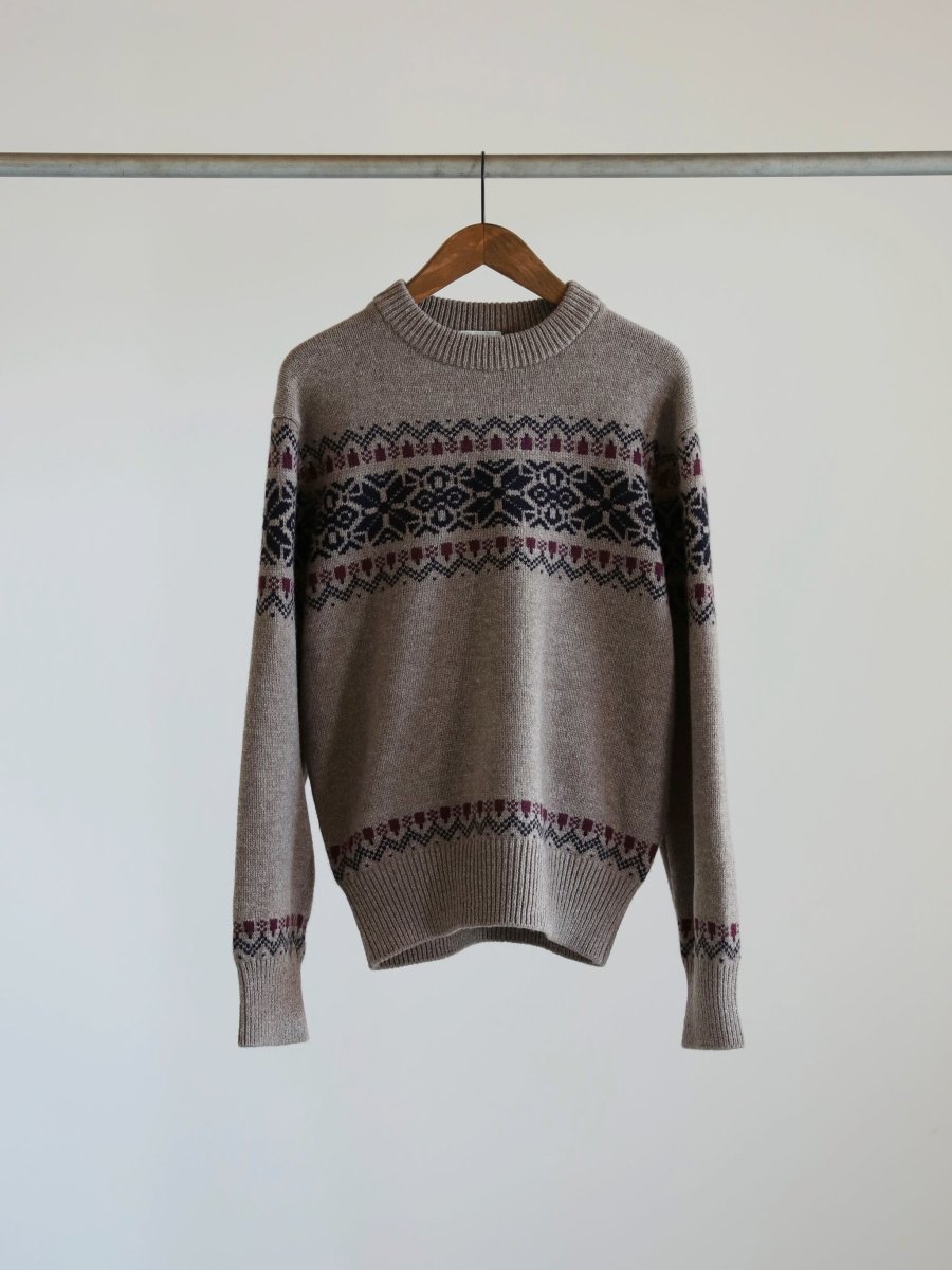 HERILL | BlackSheep Snow RaggSweater Natural Beige