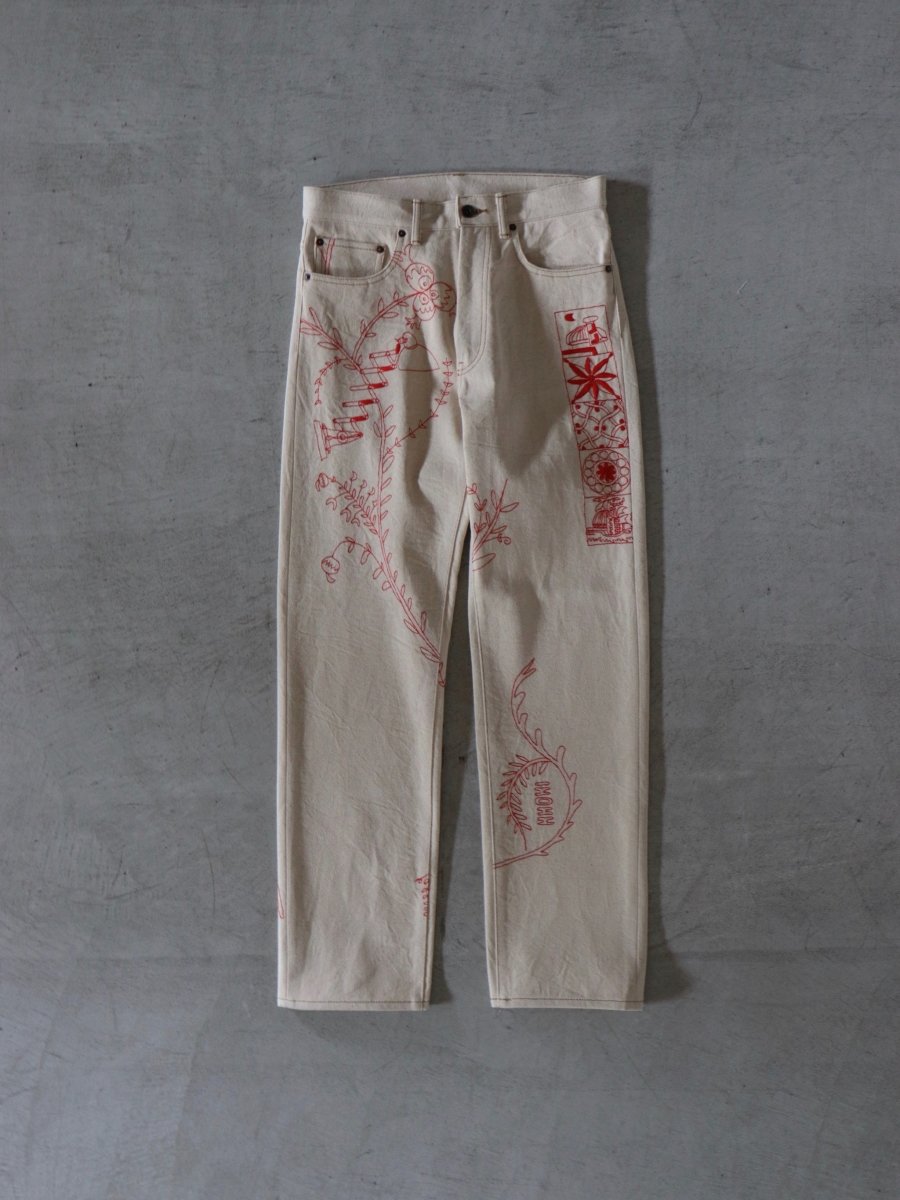 専用KHOKI 「suzani collage trousers」 パンツ