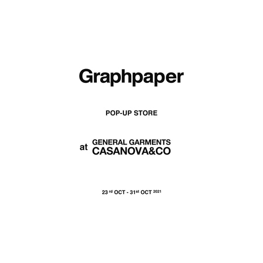 お知らせ。"Graphpaper" - CASANOVA&CO