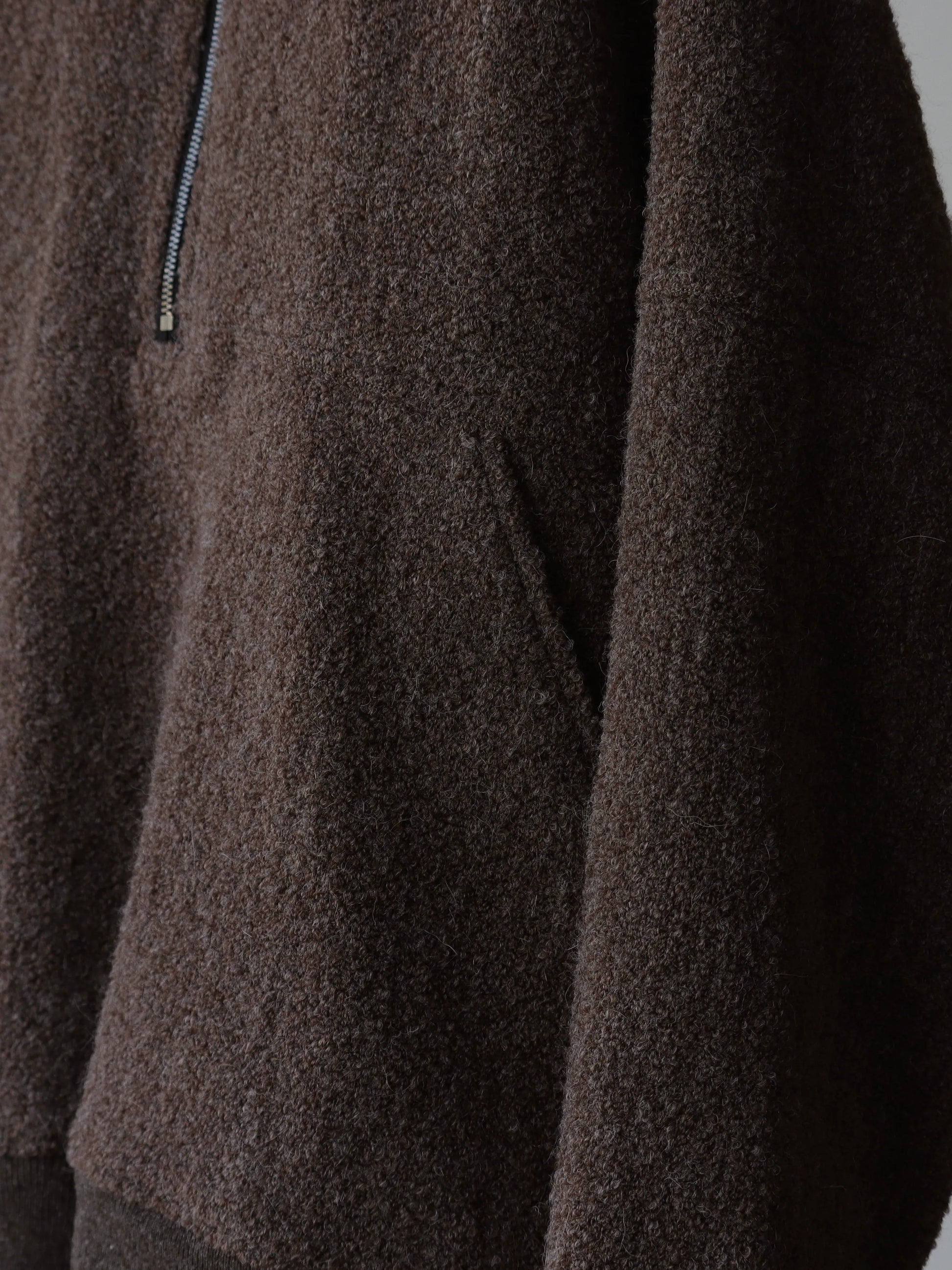 山内-アルパカボア-ジッププルオーバー-ash-gray-8