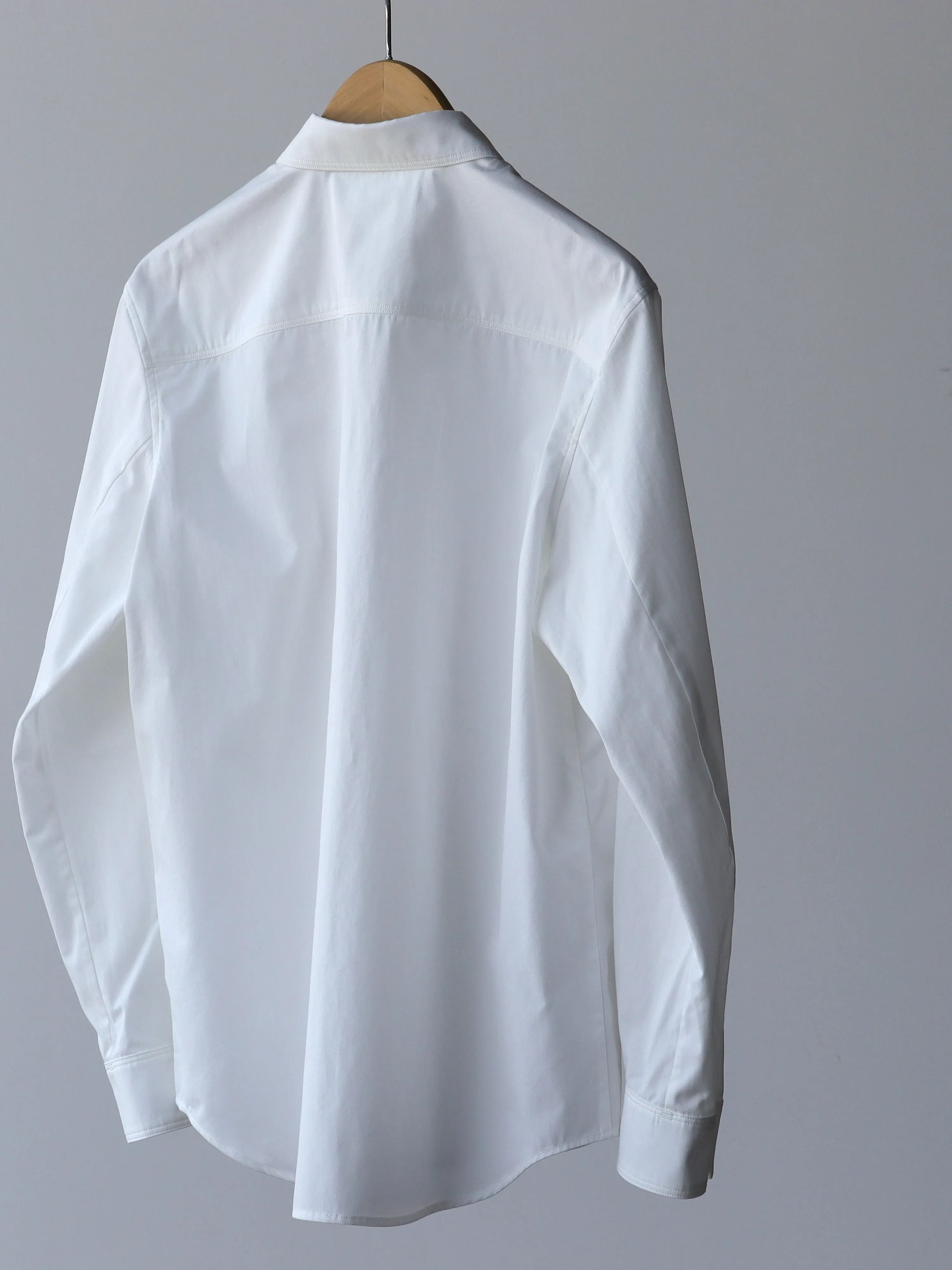 山内-フランス綾コットンクロスシャツ-white-3
