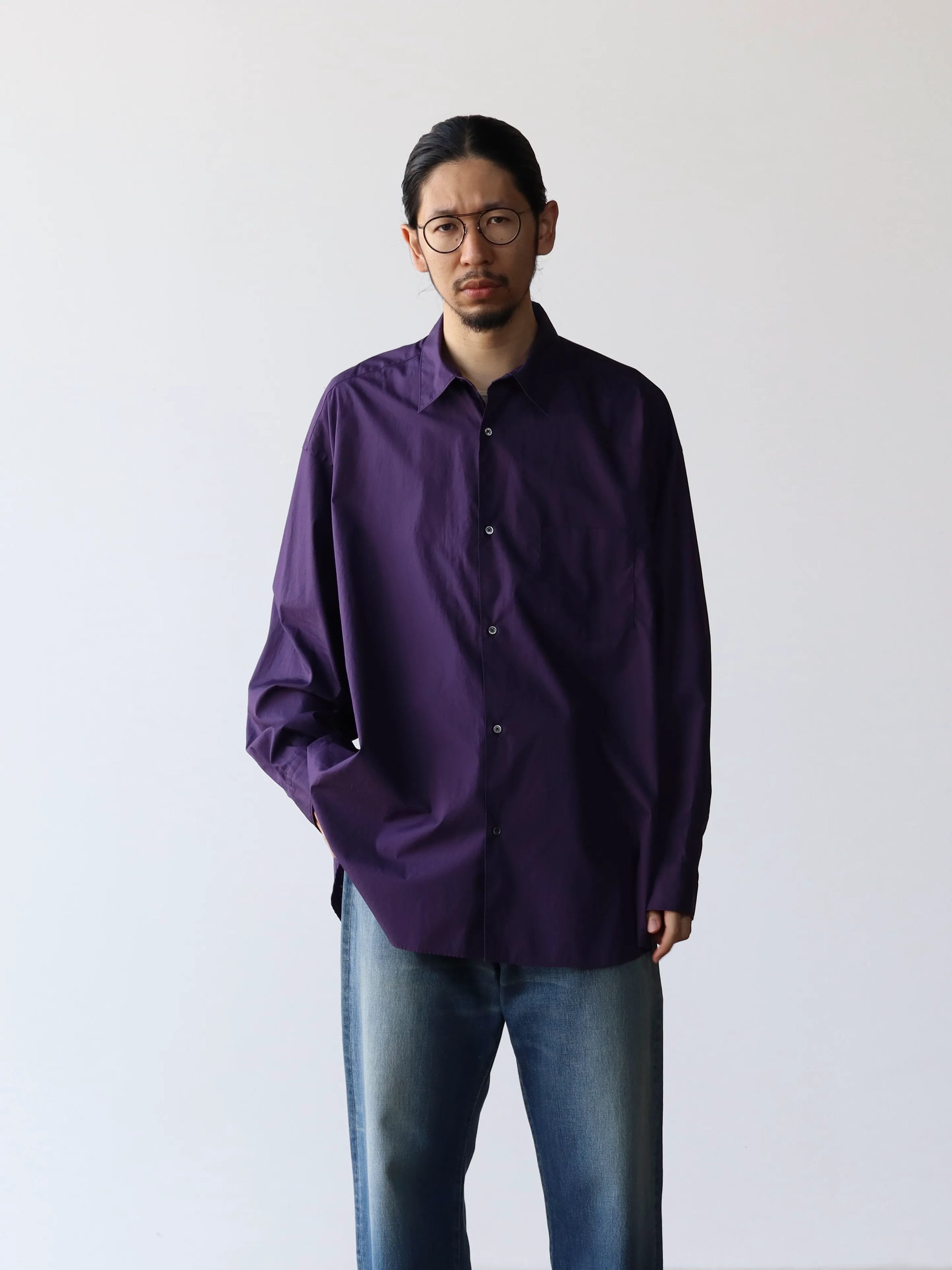 GraphpaperBroad L/S Oversized SHIRTS-