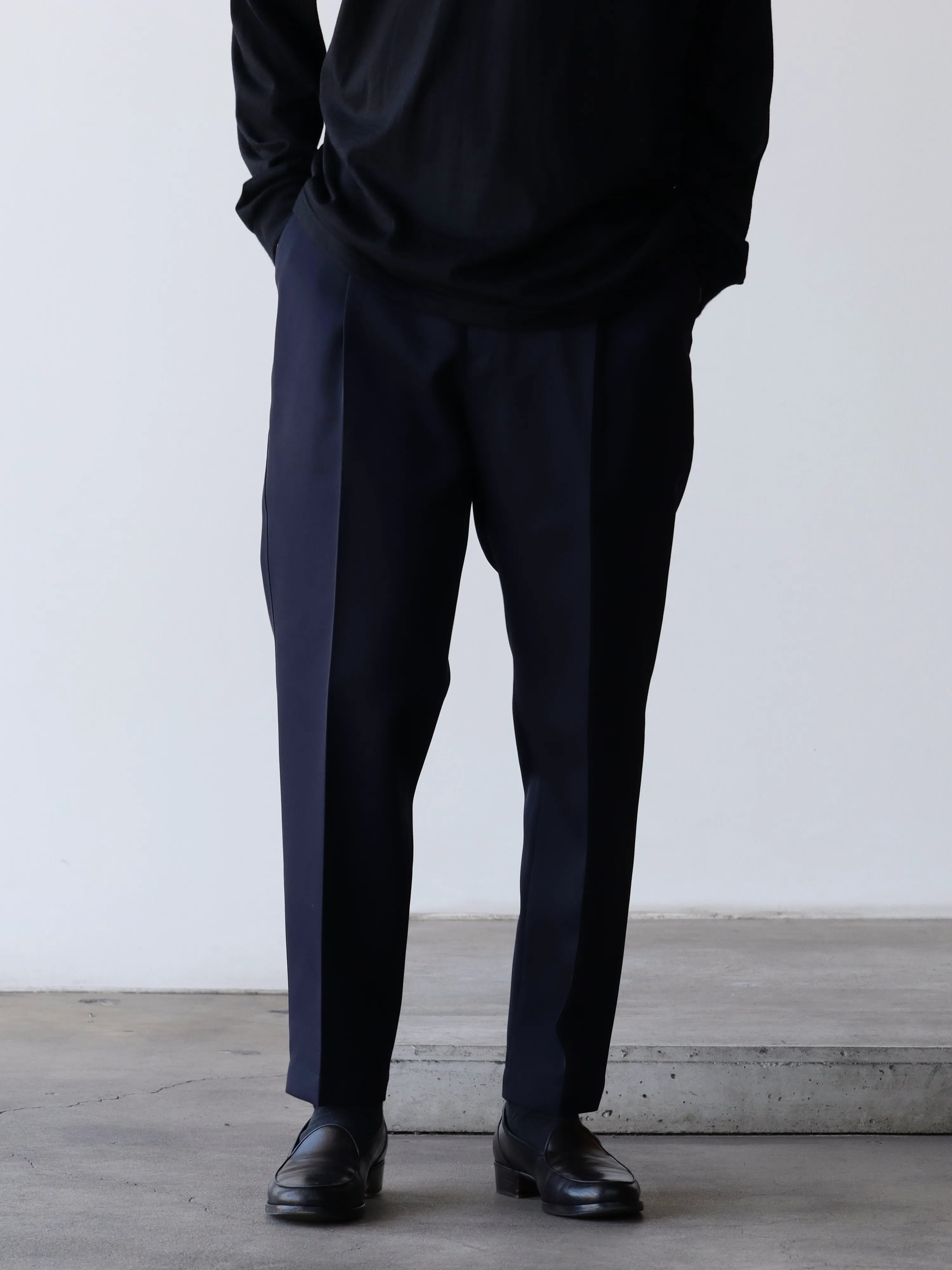 Hobbs Gael Wool Blend Tapered Trousers, Black at John Lewis & Partners