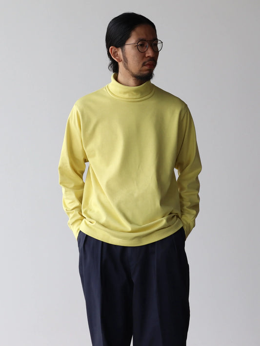 dress-plain-turtleneck-yellow-1