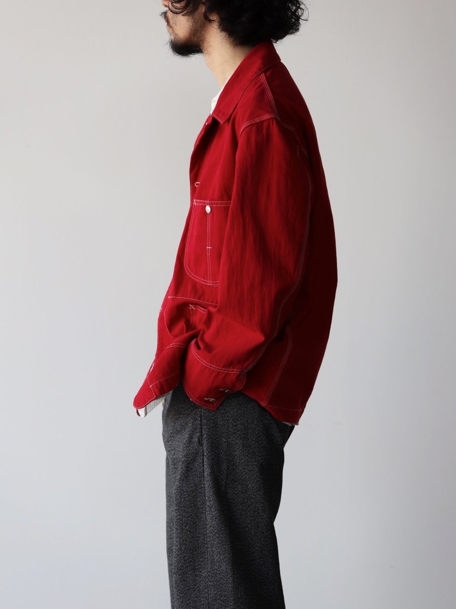 A.PRESSE Coverall Jacket RED | CASANOVA&CO