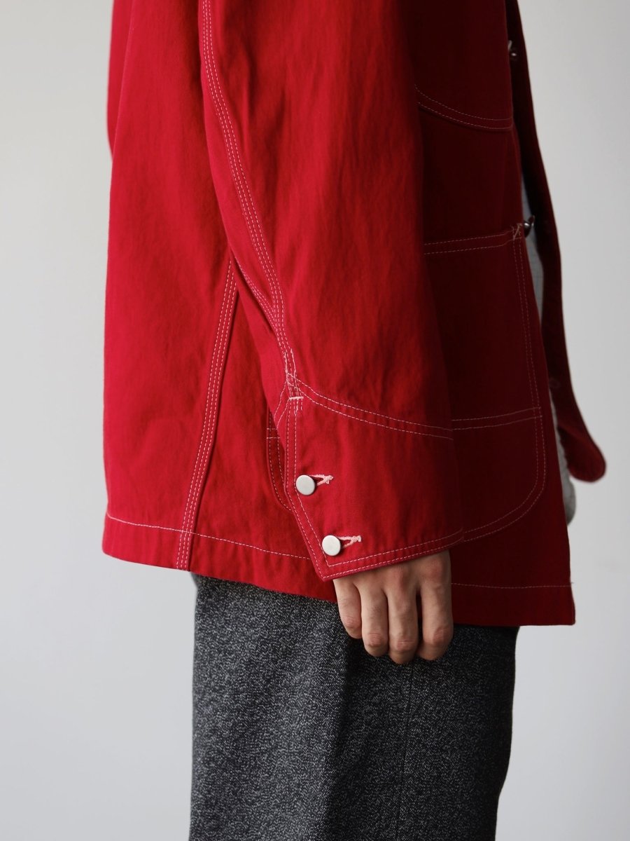 A.PRESSE Coverall Jacket RED | CASANOVA&CO