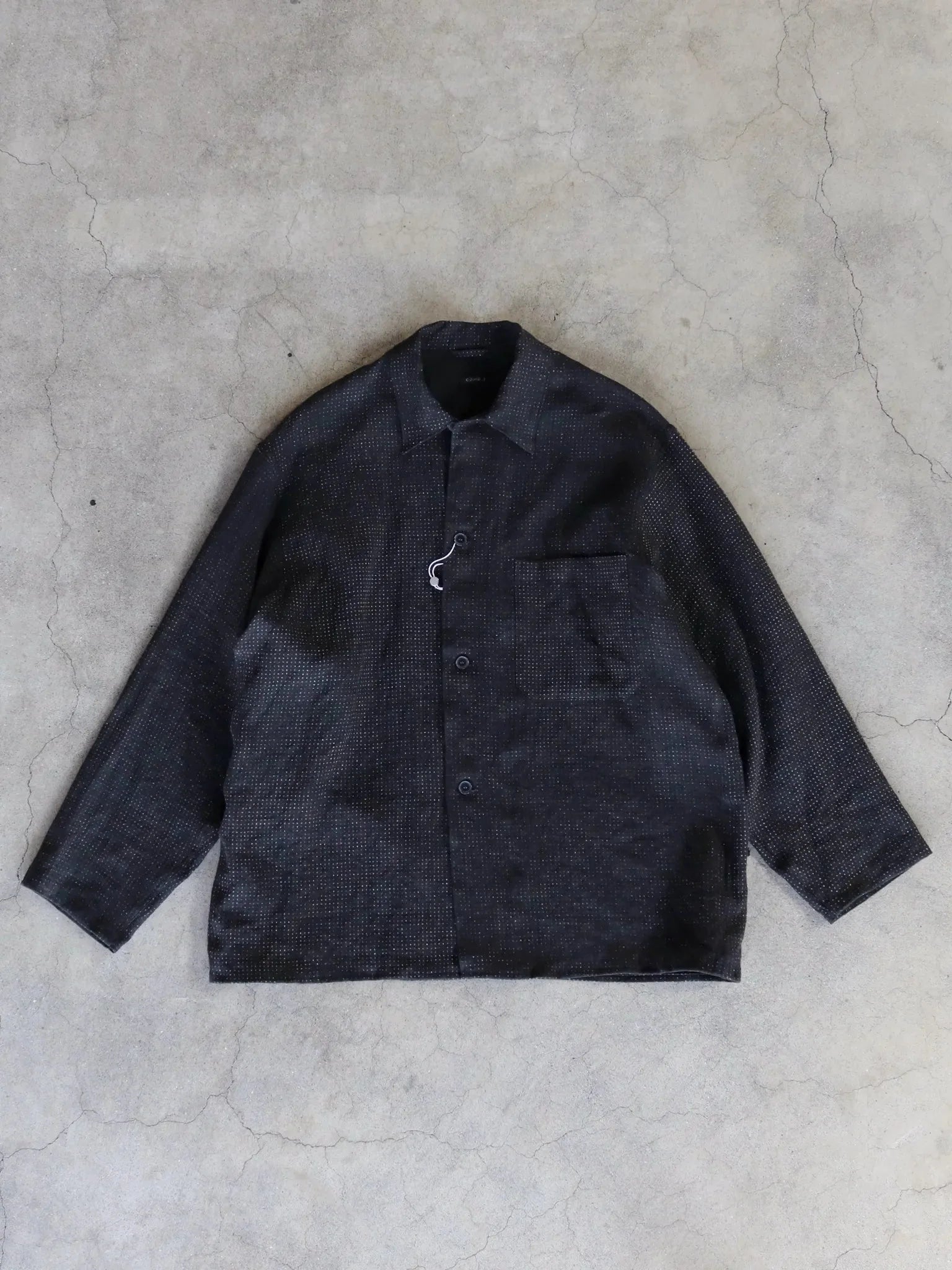 COMOLI リネンドット シャツジャケット DOT | CASANOVA&CO (カサノヴァ