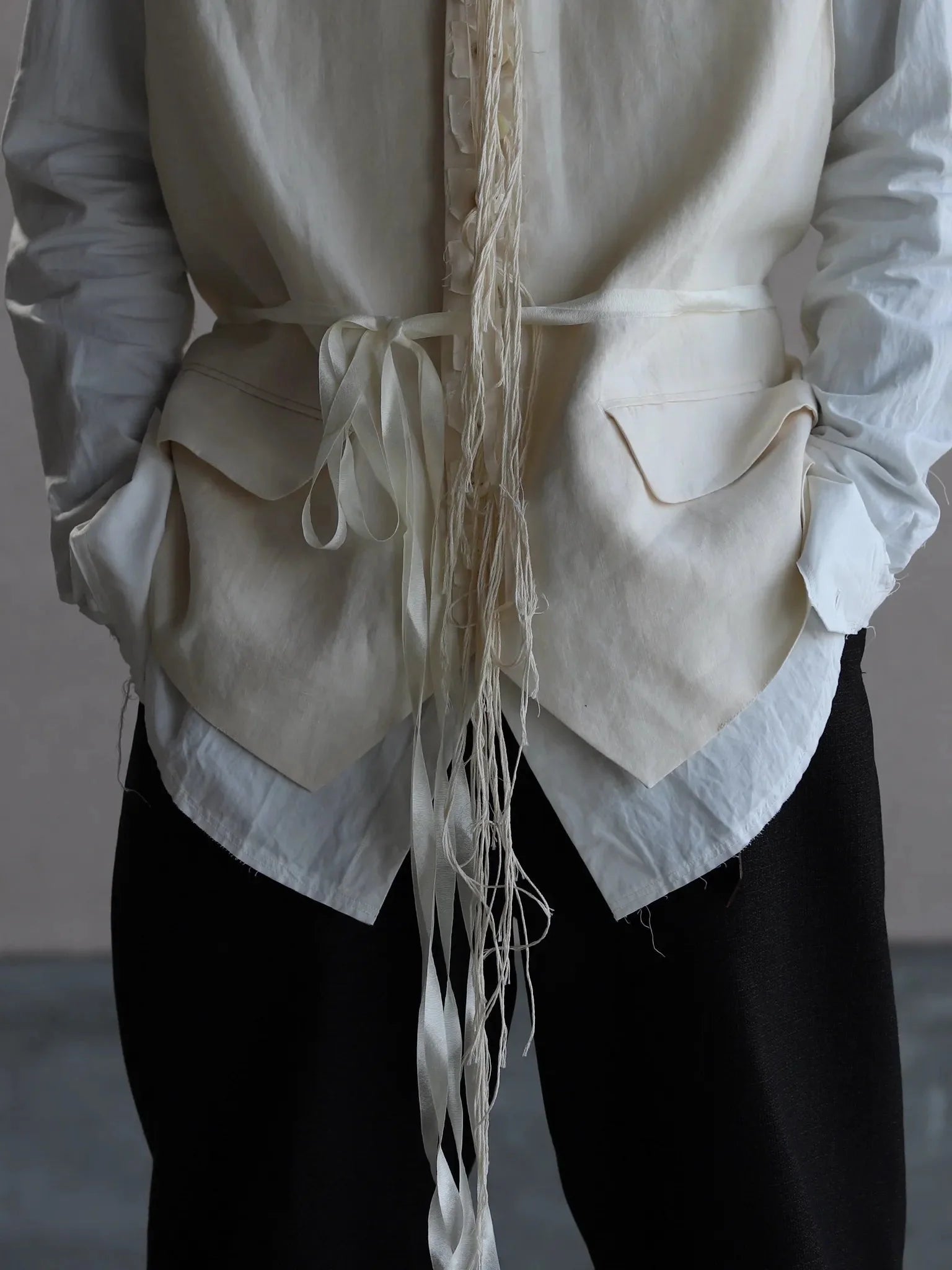 midorikawa-linen-shirt-vest-ivory-5