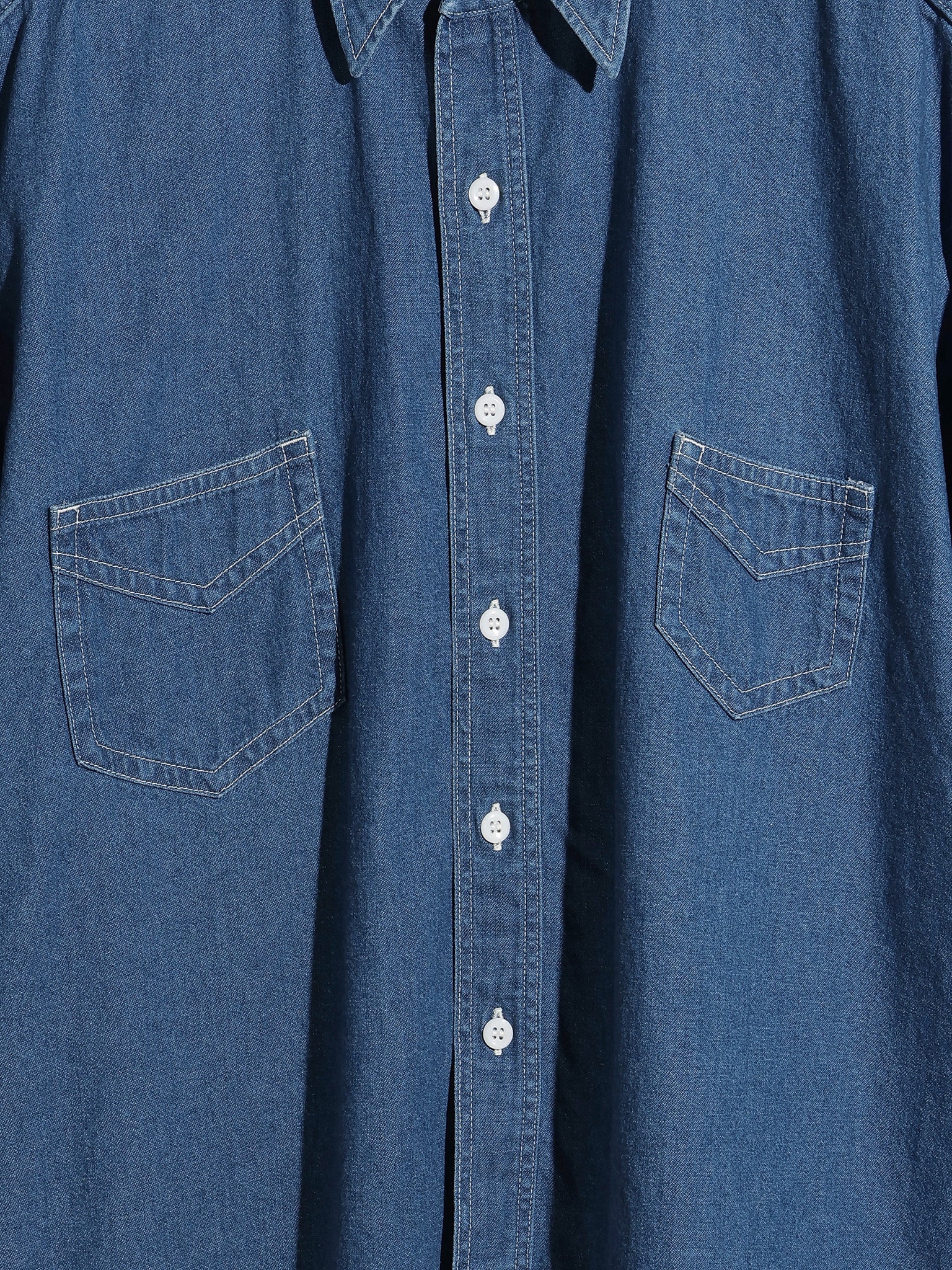 FOUNDOUR DENIM SHIRT ONE WASH | CASANOVA&CO Online Store