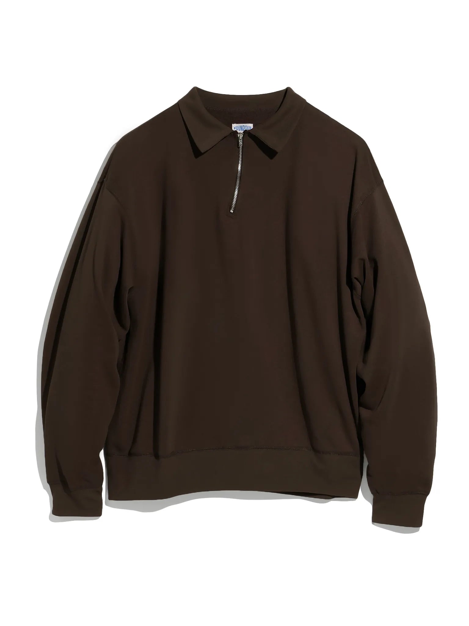 foundour-half-zip-long-sleeve-shirt-brown-1