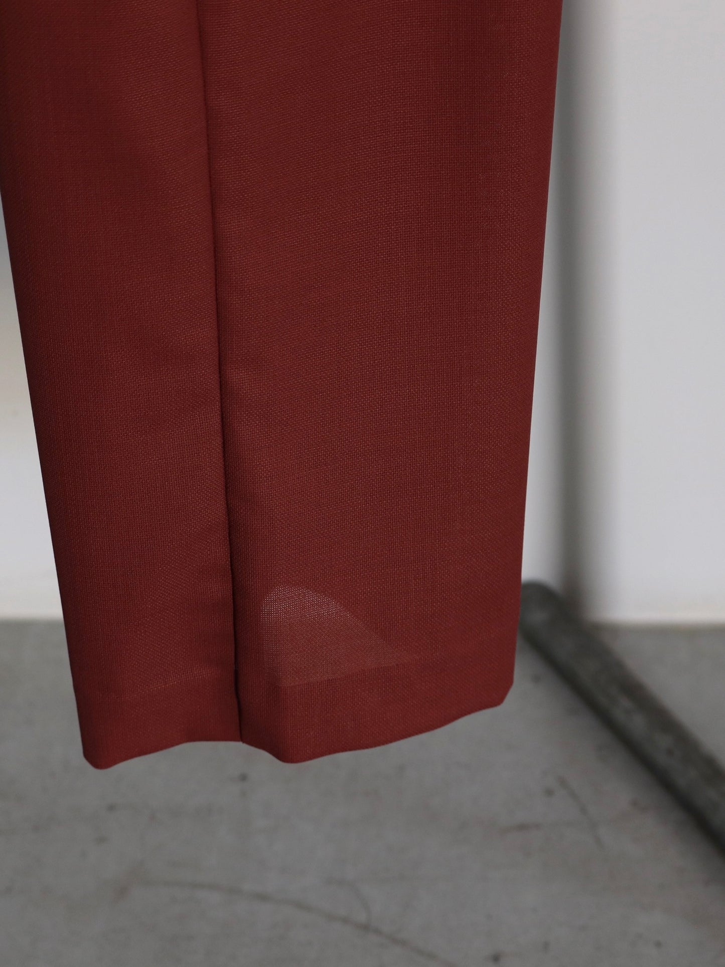 yamauchi-wool-mesh-cloth-wide-silhouette-pyjamas-pants-red-ocher-5