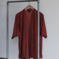 yamauchi-wool-mesh-cloth-short-sleeve-jacket-red-ocher-1