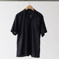 comoli-khadiコットン半袖-オープンカラーシャツ-black-1