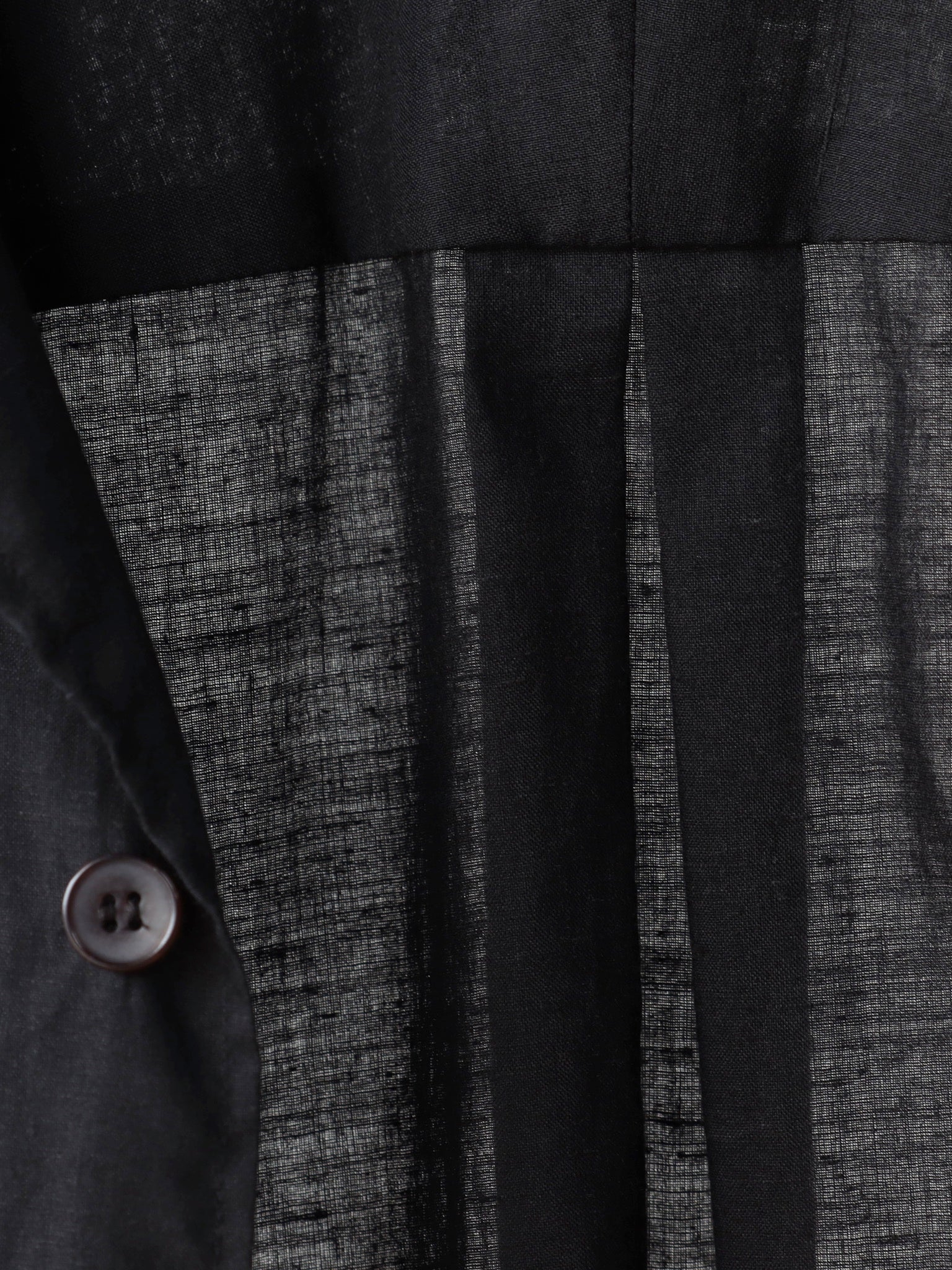 comoli-khadiコットン半袖-オープンカラーシャツ-black-3
