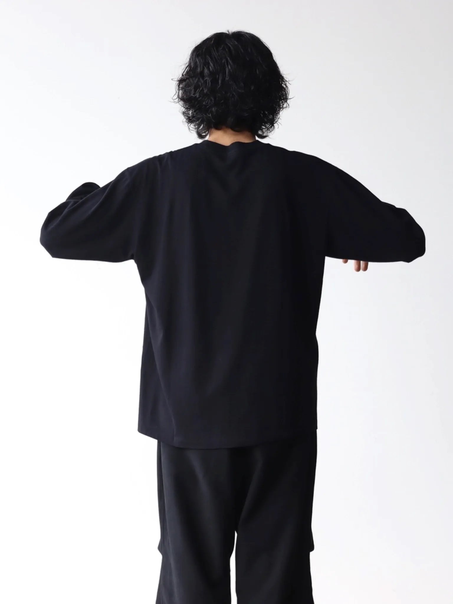 comoli-コットンジャージ-長袖tシャツ-black-5