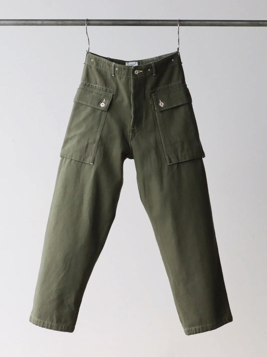 HERILL | HL denim M44 Trousers/2 Olive drab