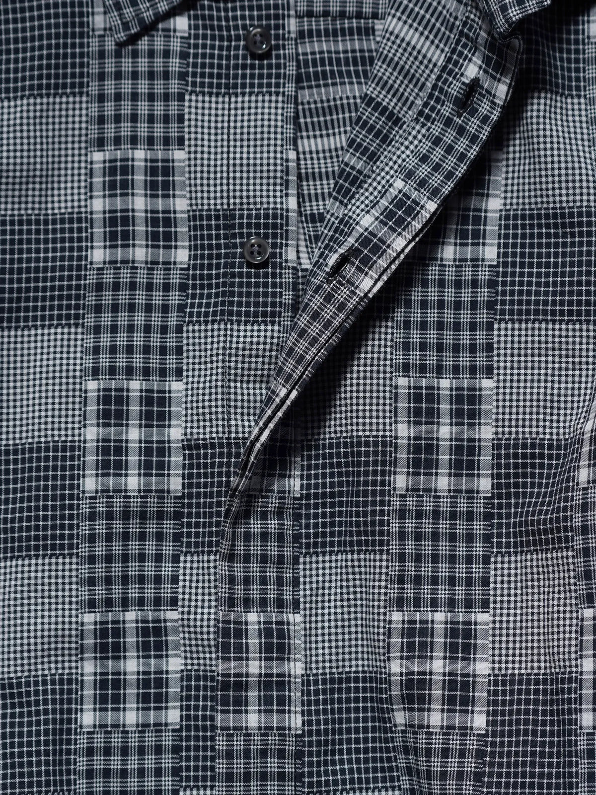 ERL | PLAID LONG SLEEVED SHIRT BLACK