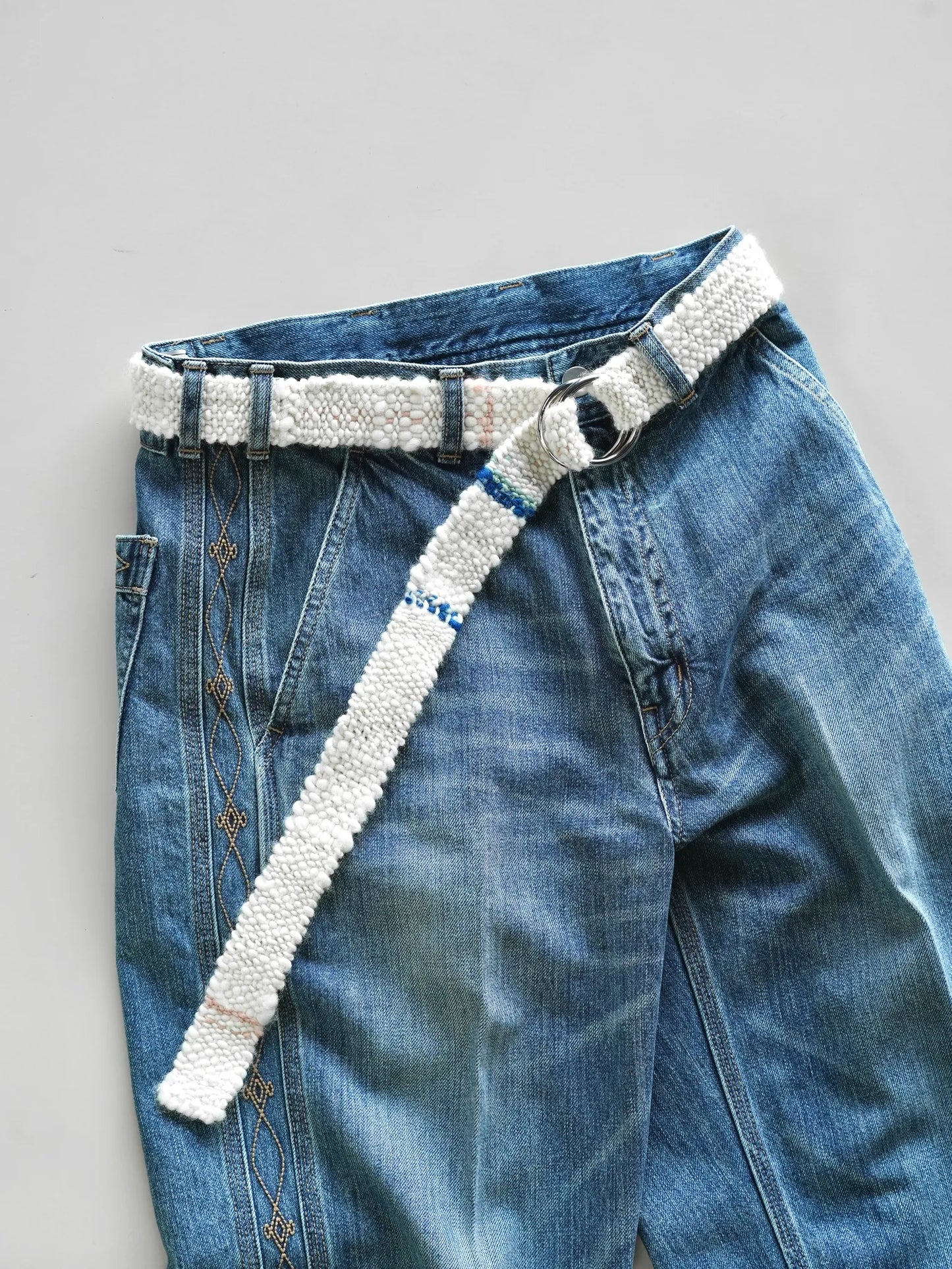 KAKAN | HANDSPUN WEAVING BELT White